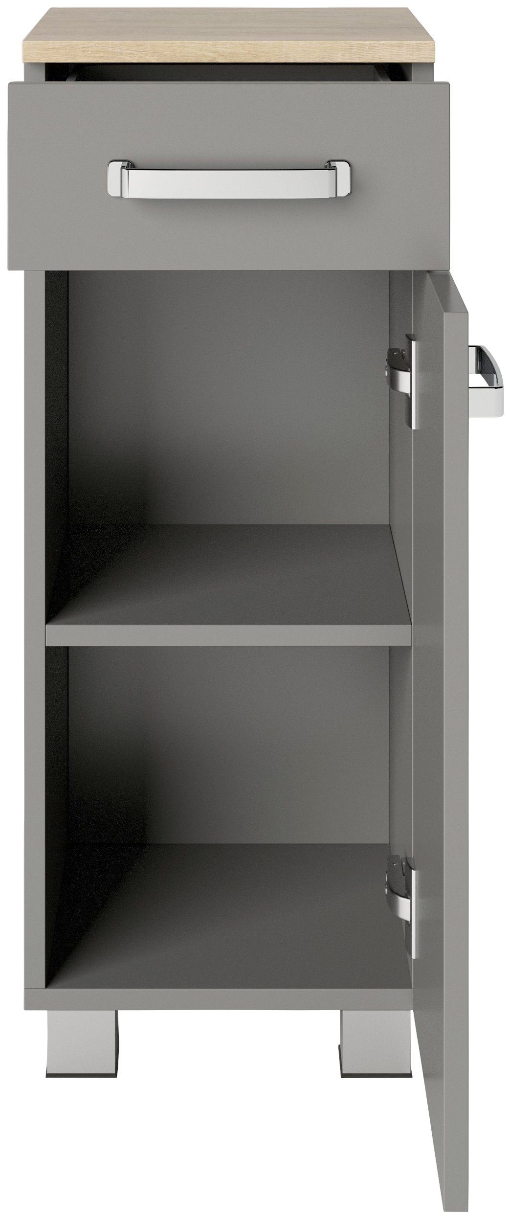 welltime Halfhoge kast Cosmo Bxdxh: ca. 30x32,5x76,5 cm, 2 vakken, draairichting deur verwisselbaar
