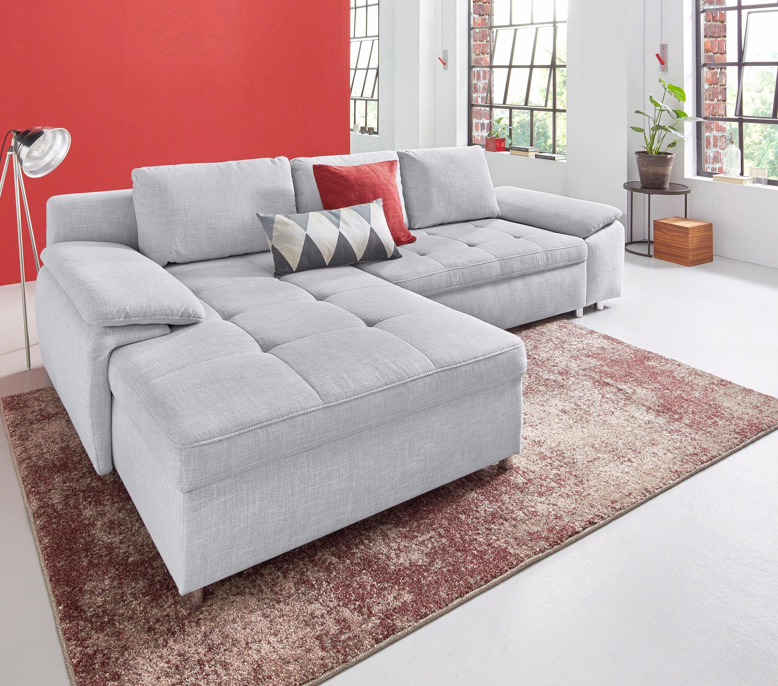 sit&more Hoekbank Labene L-vorm naar keuze met slaapfunctie en bedkist, ook als xxl-variant