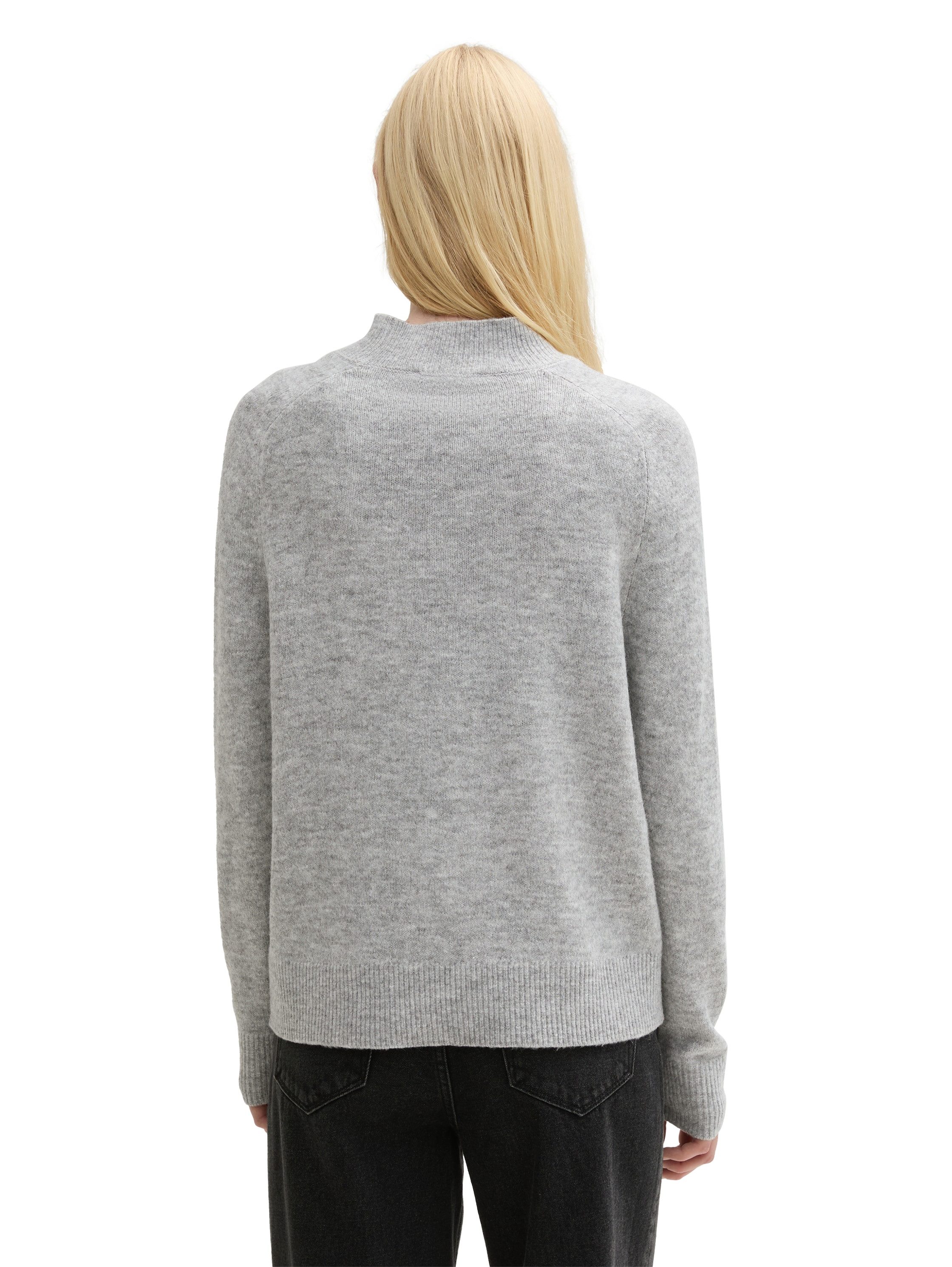 Tom Tailor Denim Gebreide trui met extra lange mouwen