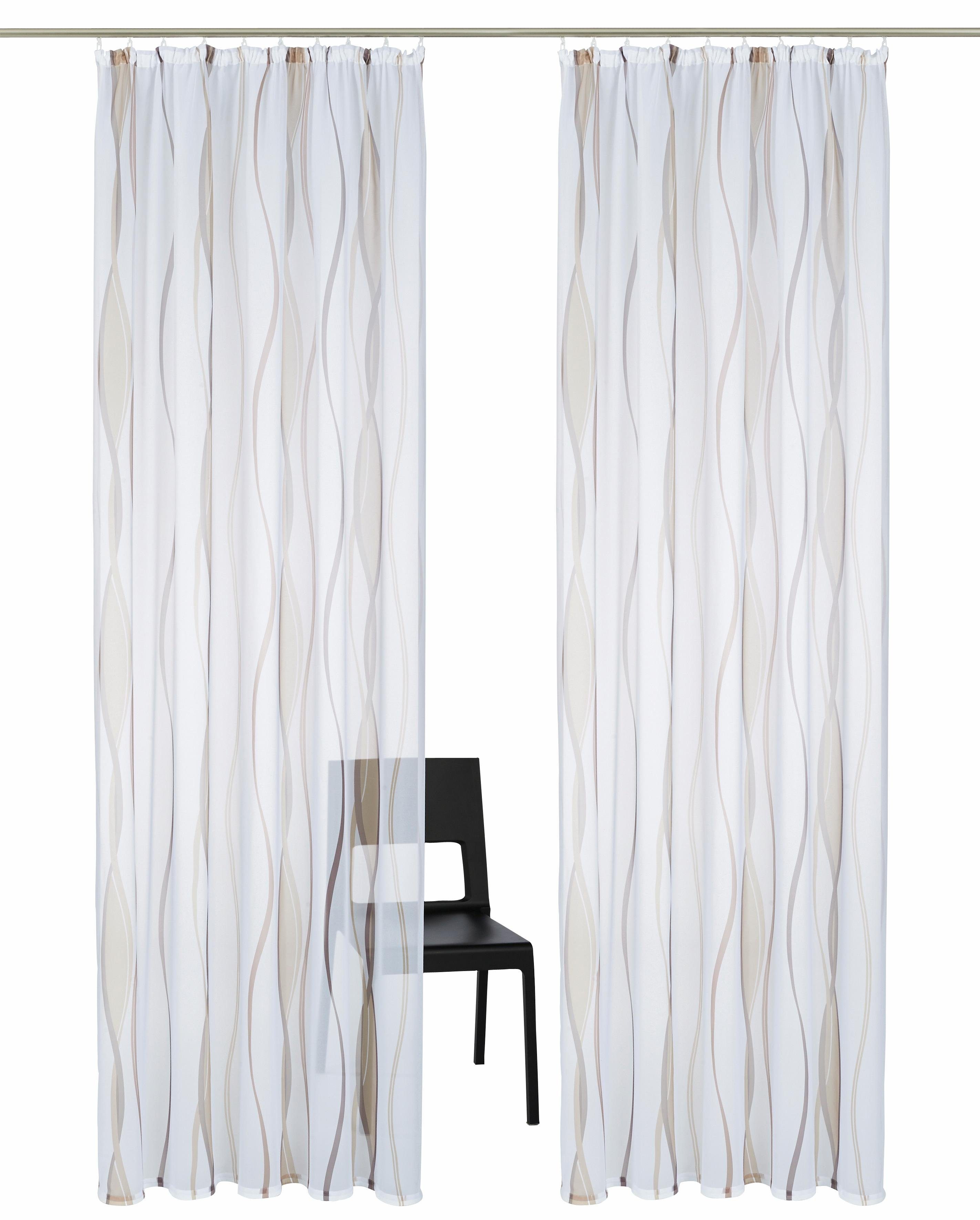 my home Gordijn Dimona 2-pack, bestseller, polyester, golven (2 stuks)