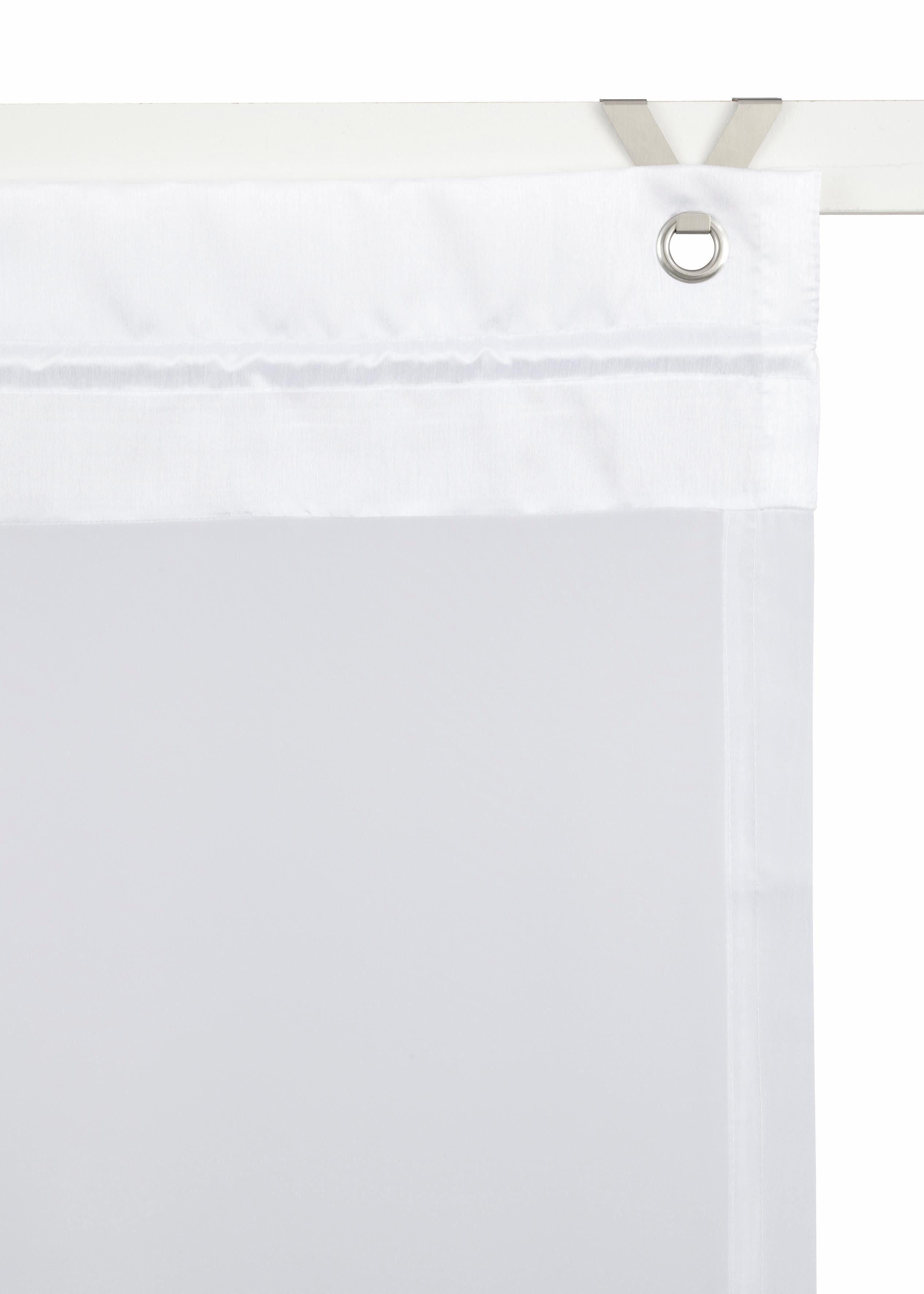 Home affaire Romeins rolgordijn Fuma transparant, polyester, op te hangen met haken (1 stuk)