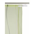 my home paneelgordijn dimona kant-en-klaargordijn, inclusief bevestigingsmateriaal, transparant (2 stuks) groen
