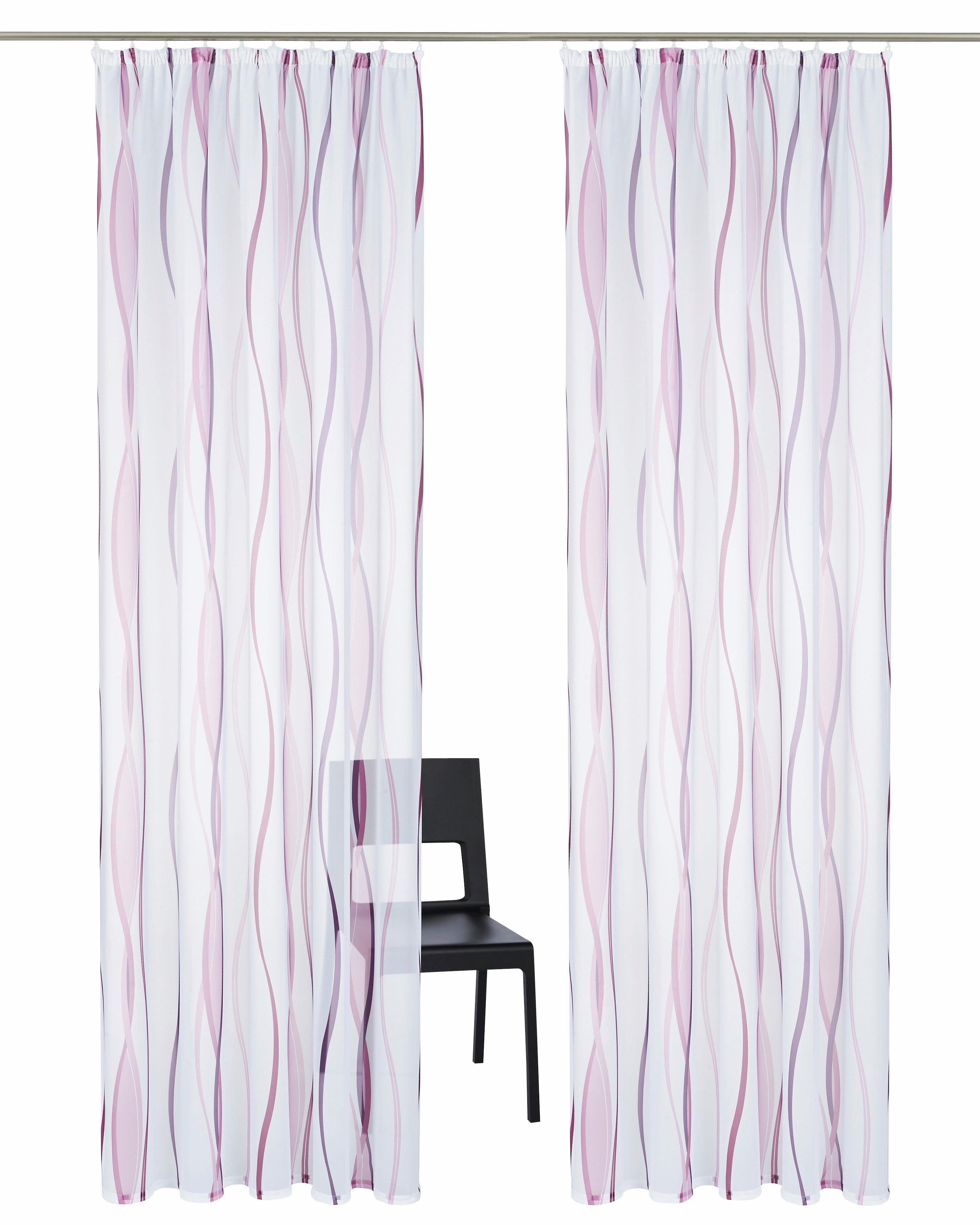 my home Gordijn Dimona 2-pack, bestseller, polyester, golven (2 stuks)