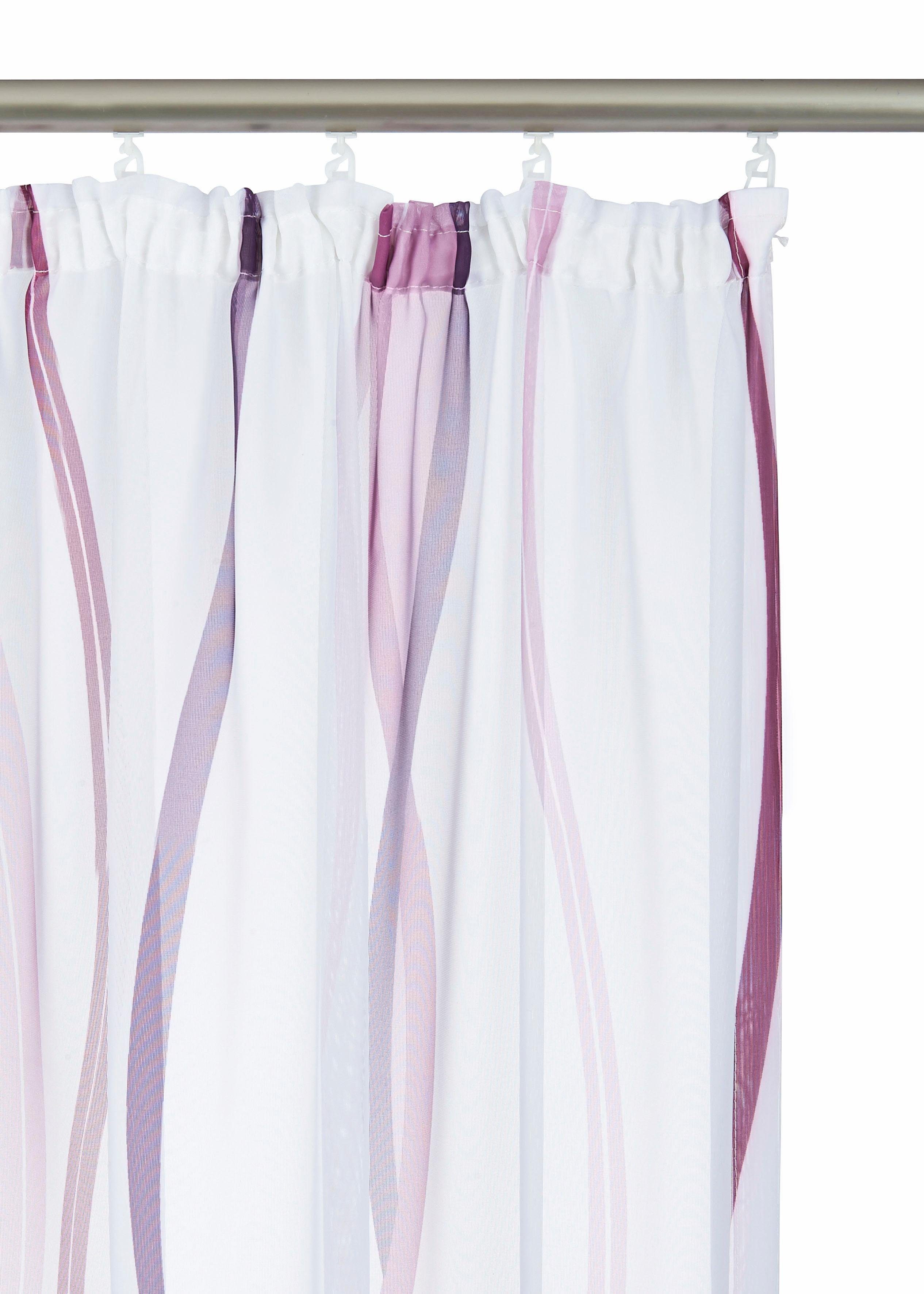 my home Gordijn Dimona 2-pack, bestseller, polyester, golven (2 stuks)