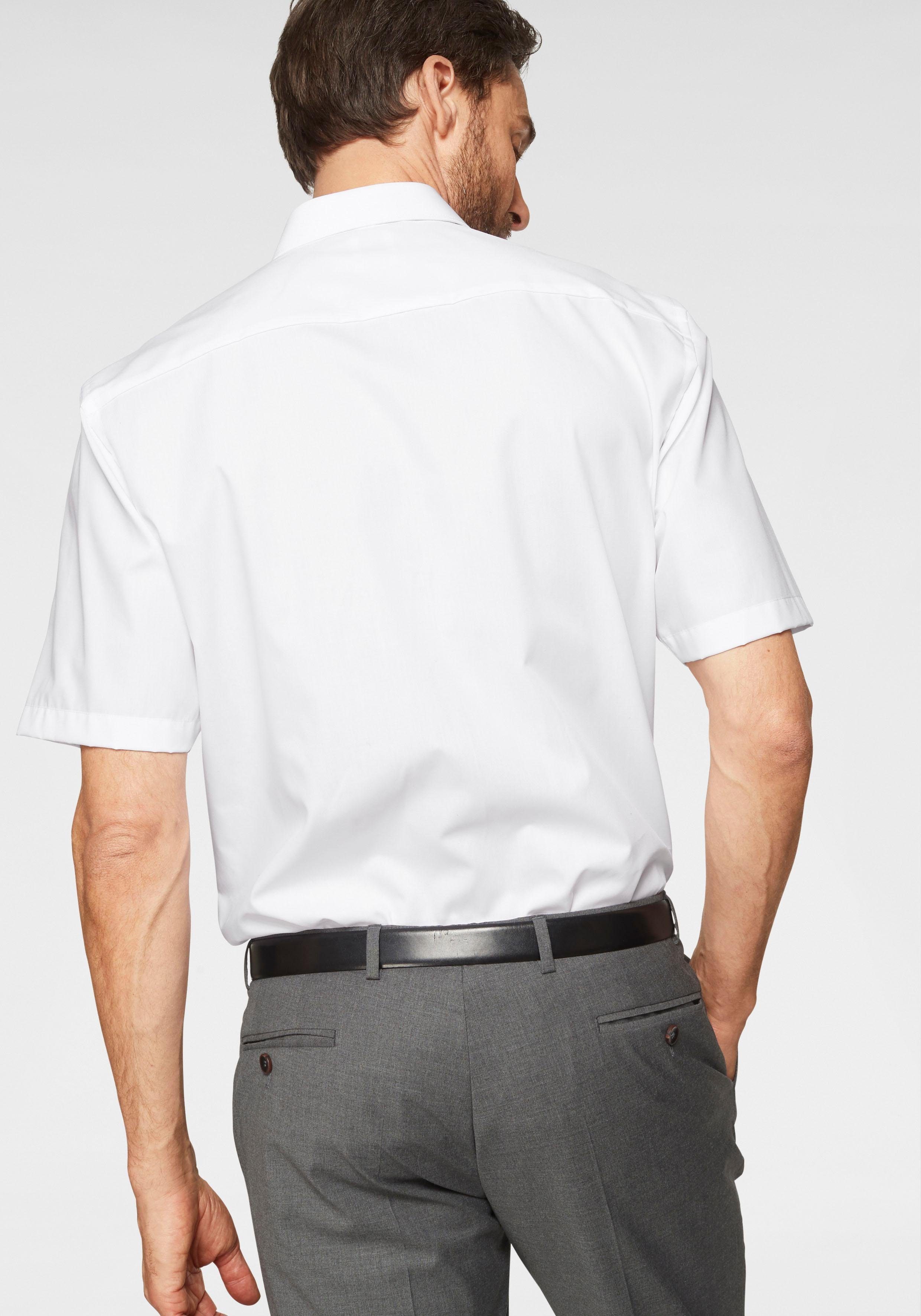 OLYMP Overhemd met korte mouwen Luxor comfort fit Korte mouwen shirt met borstzak, strijkvrij
