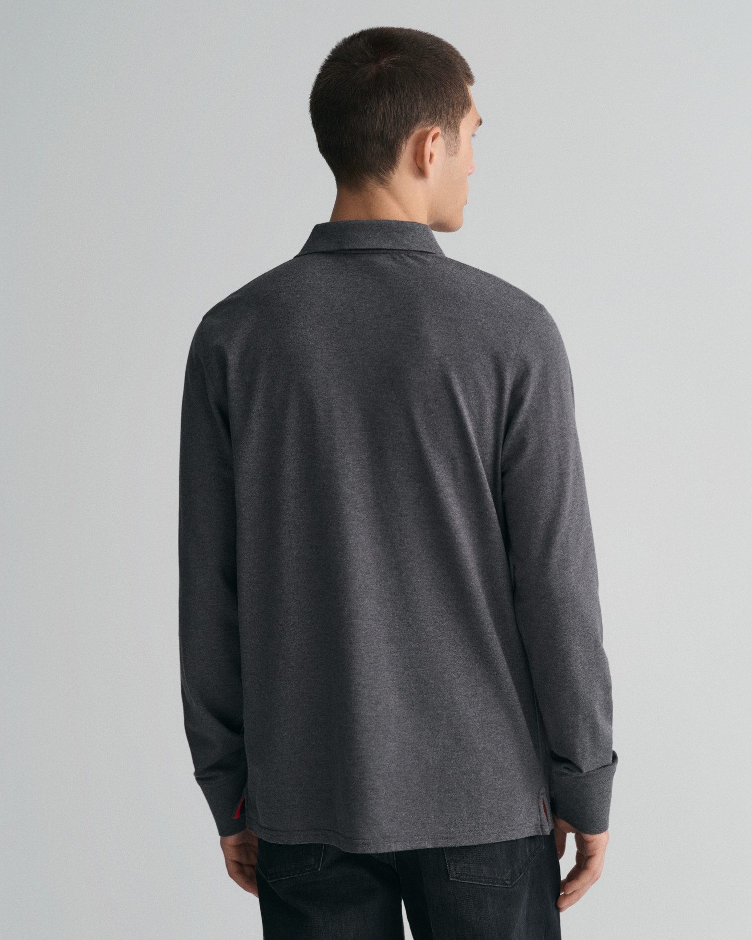 Gant Poloshirt REG CONTRAST PIQUE LS POLO met contrastkleurige inzetten