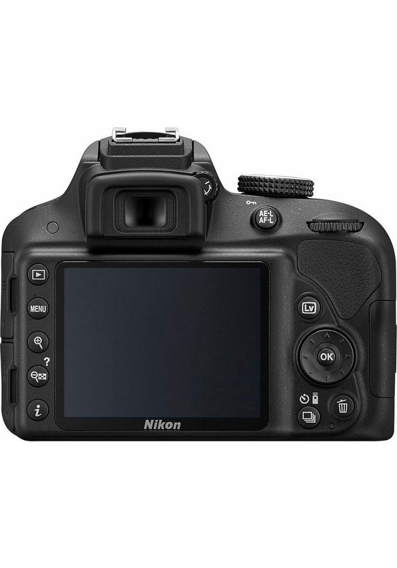 Nikon D3300 Kit spiegelreflexcamera, AF-P DX NIKKOR 18-55 mm 1:3,5-5,6 G VR zoom, incl. tas Nikon D3300 Kit spiegelreflexcamera, AF-P DX NIKKOR 18-55 mm 1:3,5-5,6 G VR zoom, incl. tas