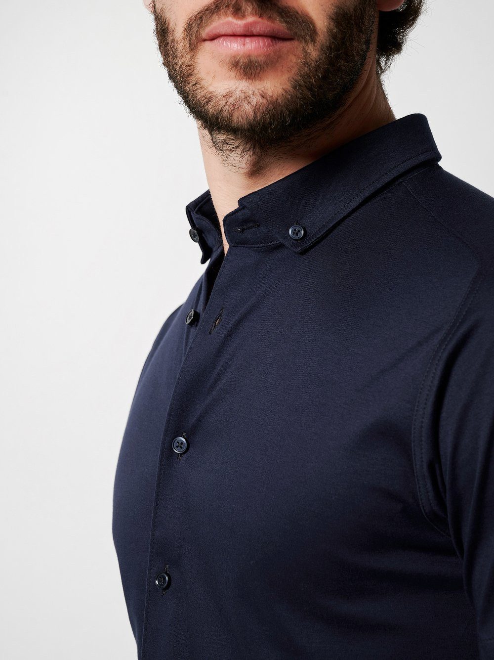 Desoto Overhemd met korte mouwen Casual Modern Button Down half lange mouw