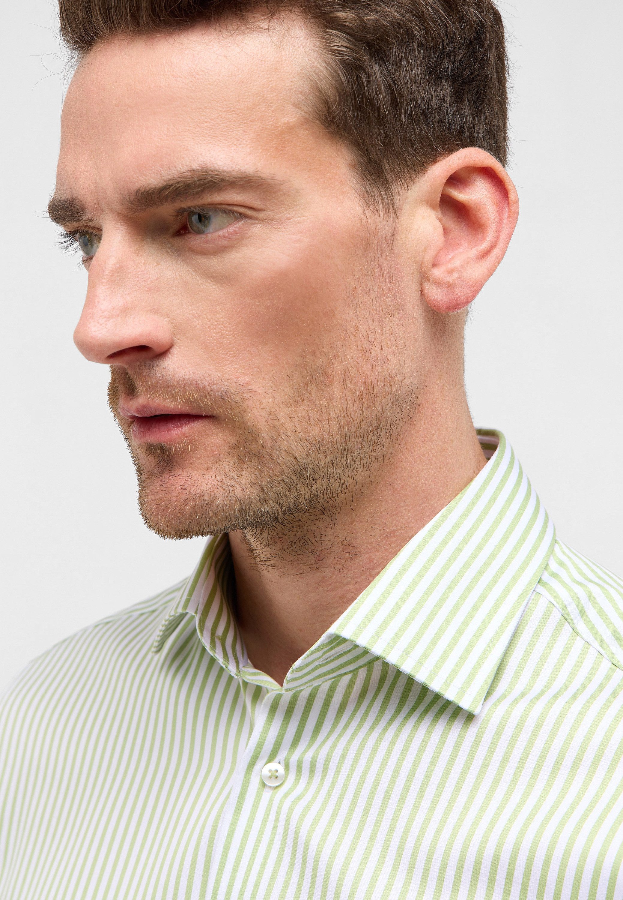 Eterna Overhemd met lange mouwen MODERN FIT NON IRON (strijkvrij)