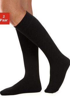 sympatico thermo-kousen voor warme voeten (2 paar) zwart