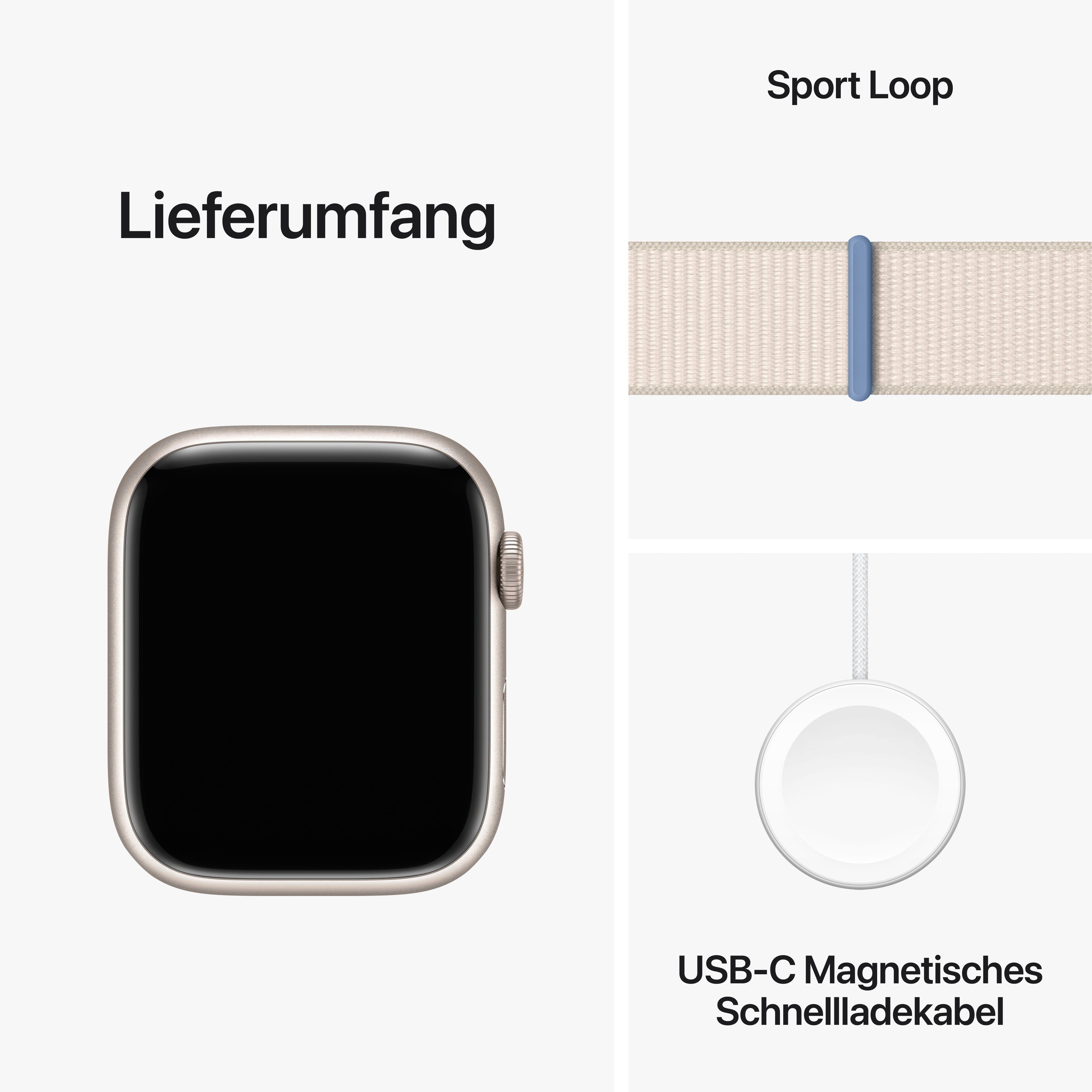 Apple Smartwatch Watch Series 9 Aluminium