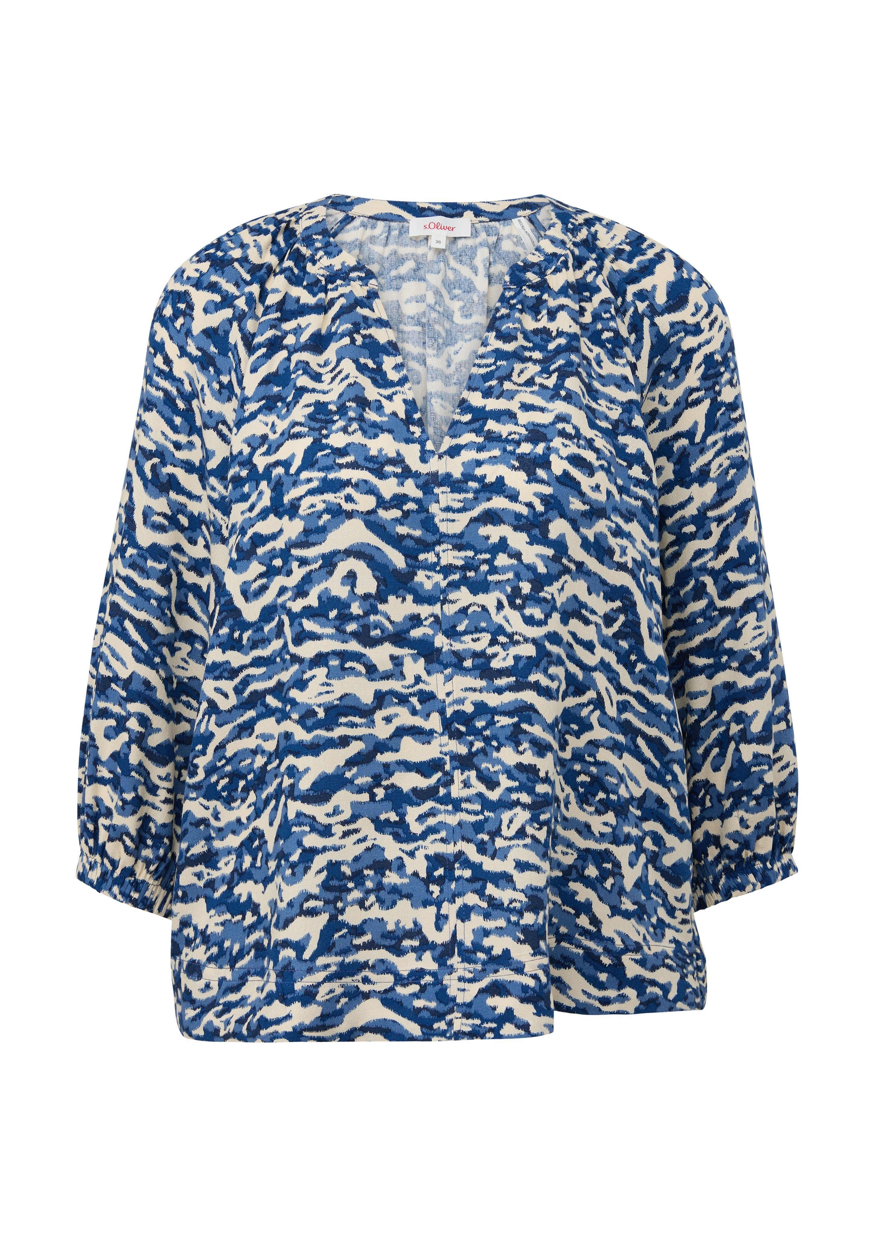 s.Oliver Blouse zonder sluiting met all-over motief