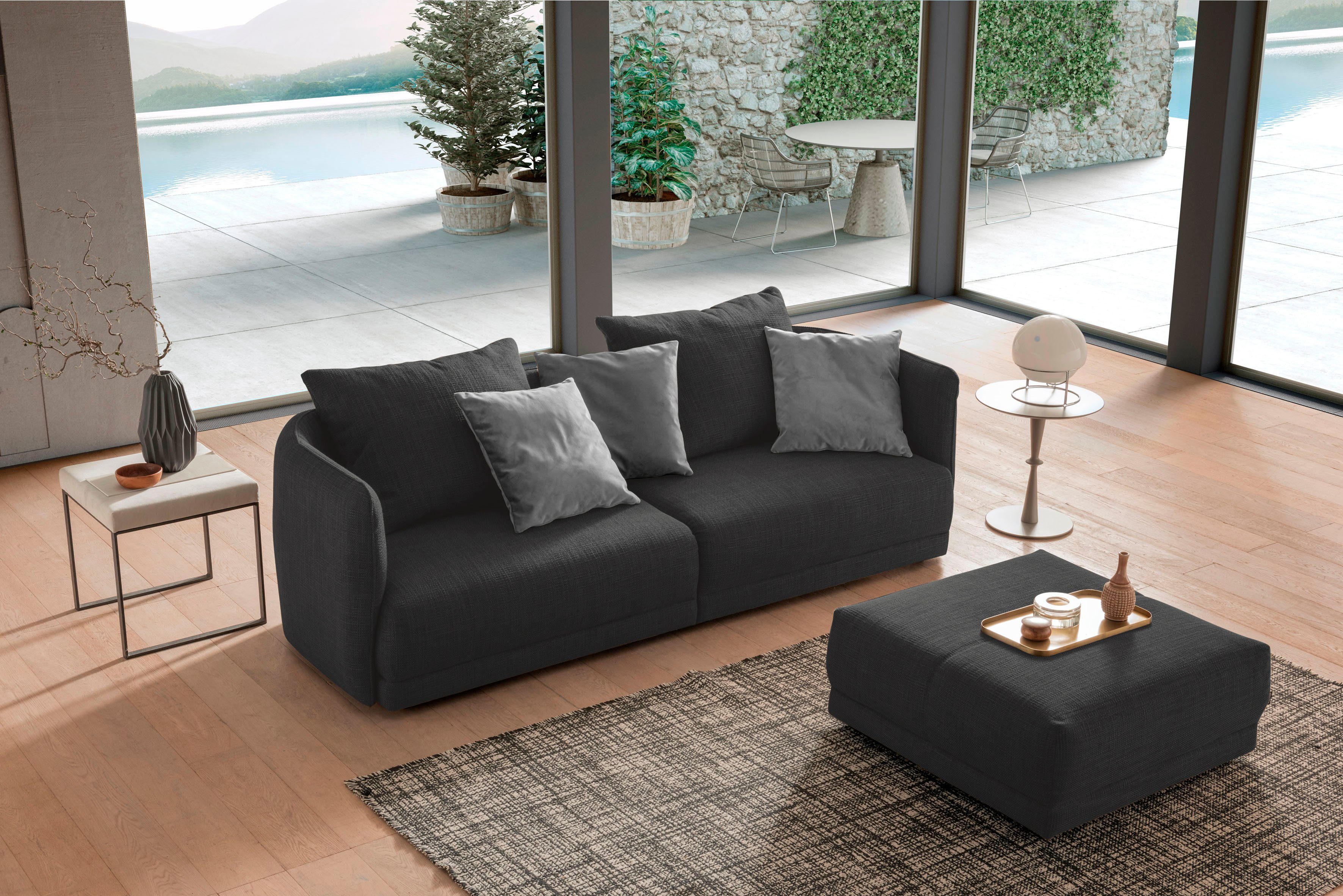 designwerk Hocker New York in hoogwaardige afwerking