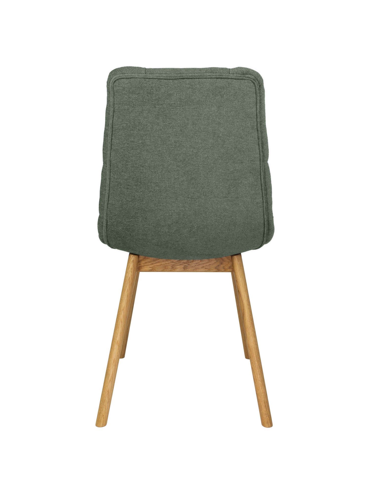 andas Stoel met 4 poten Ramon met massief houten poten, verschillende stoffen en kleuren (set, 2 stuks)