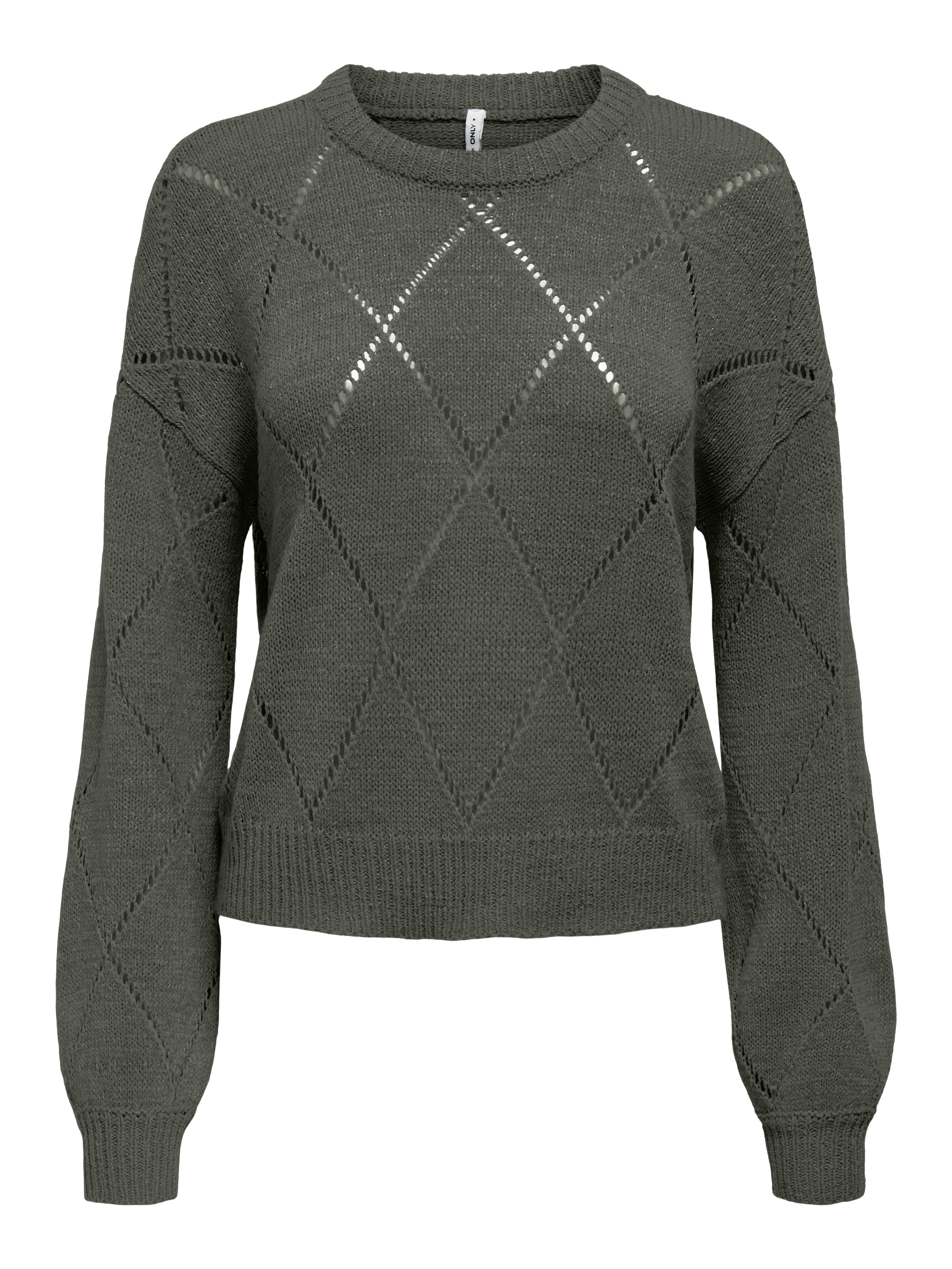 Only Gebreide trui ONLGEENAS LS STRUCTURE O-NECK CC KNT