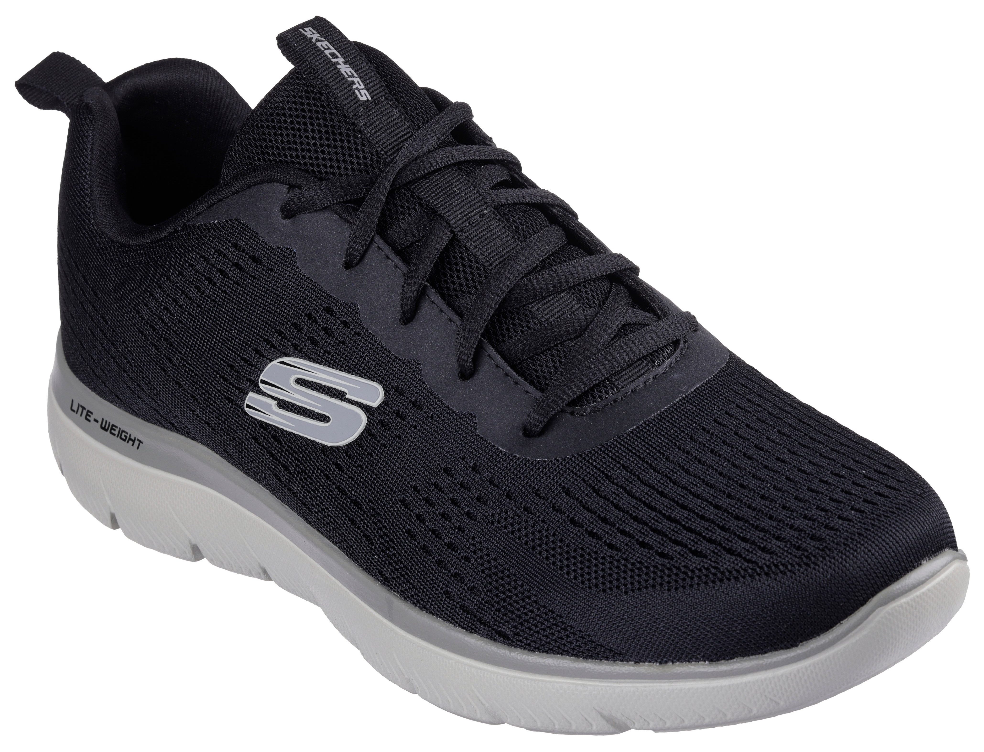 Skechers Sneakers SUMMITS-TORRE vrijetijdsschoen, trainingsschoen, veterschoen met memory foam heren veterschoenen maat 44 zwart