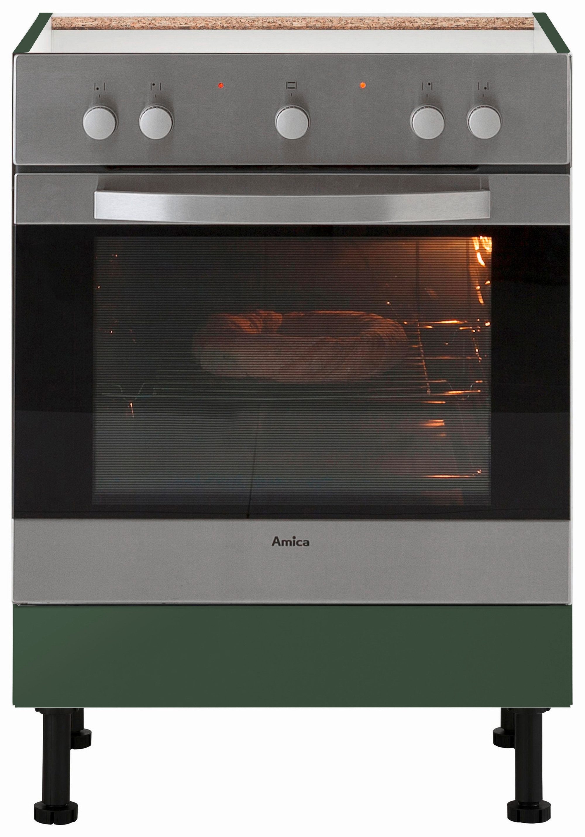wiho Küchen Ombouwkast voor oven Simi 60 cm breed, met verstelbare voeten, zonder werkblad
