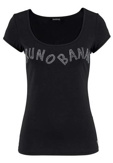 BRUNO BANANI T-shirt met glitterstuds BRUNO BANANI T-shirt met glitterstuds