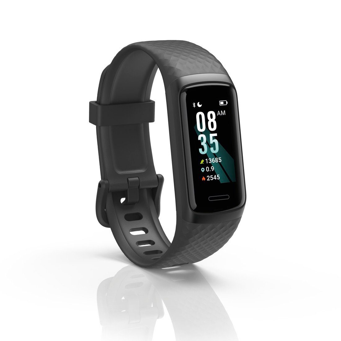 Hama Fitness-horloge Fitness-tracker sporthorloge dames waterdicht, bloedzuurstof hartritme Calorieën, slaap, stress, tempo, muziekbediening, stappen, timer, wekker