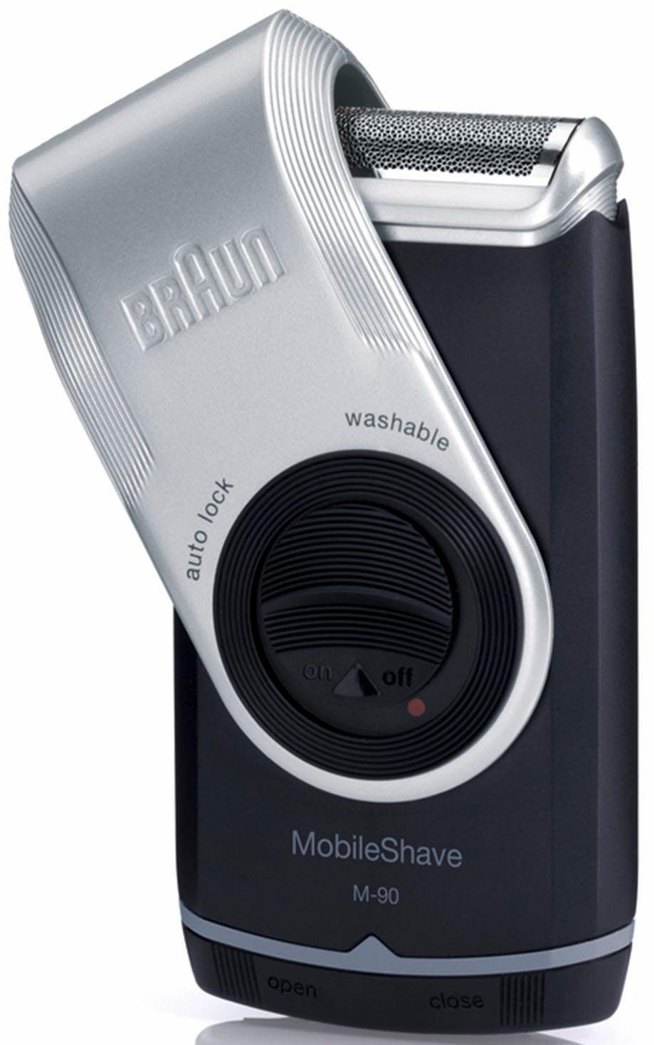 Braun Elektrisch scheerapparaat M90 PocketGo MobileShave reisscheerapparaat