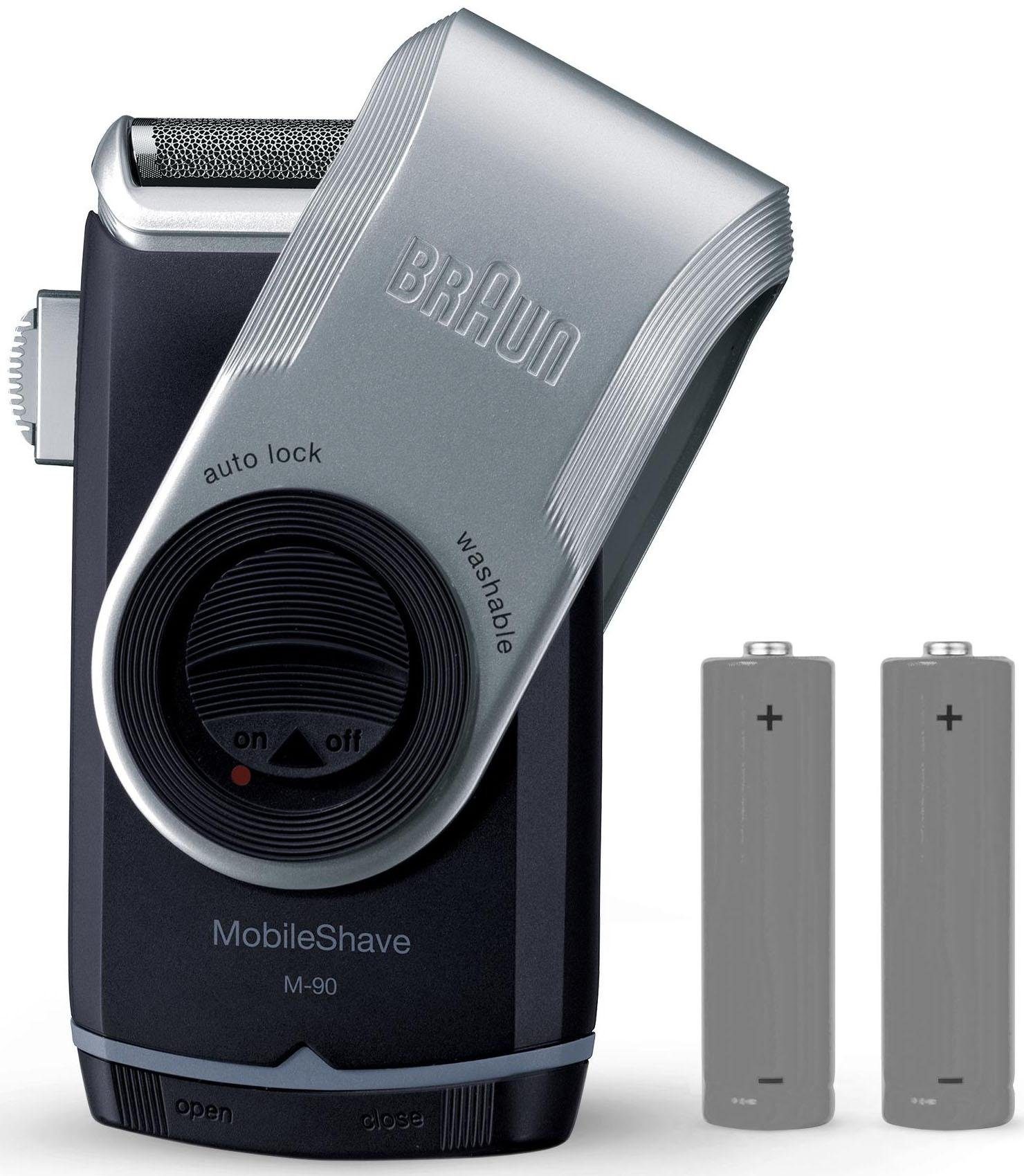 Braun Elektrisch scheerapparaat M90 PocketGo MobileShave reisscheerapparaat