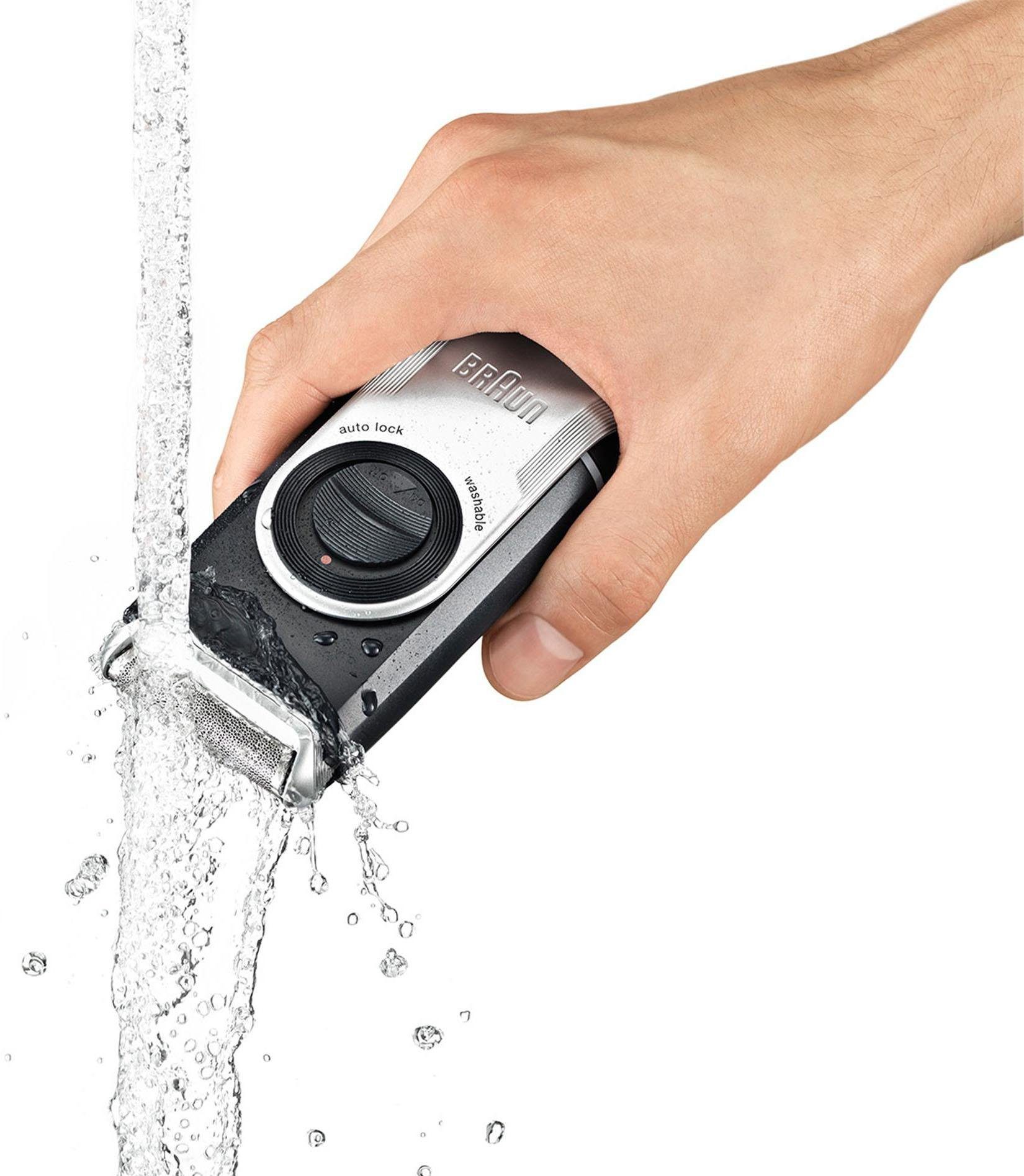 Braun Elektrisch scheerapparaat M90 PocketGo MobileShave reisscheerapparaat
