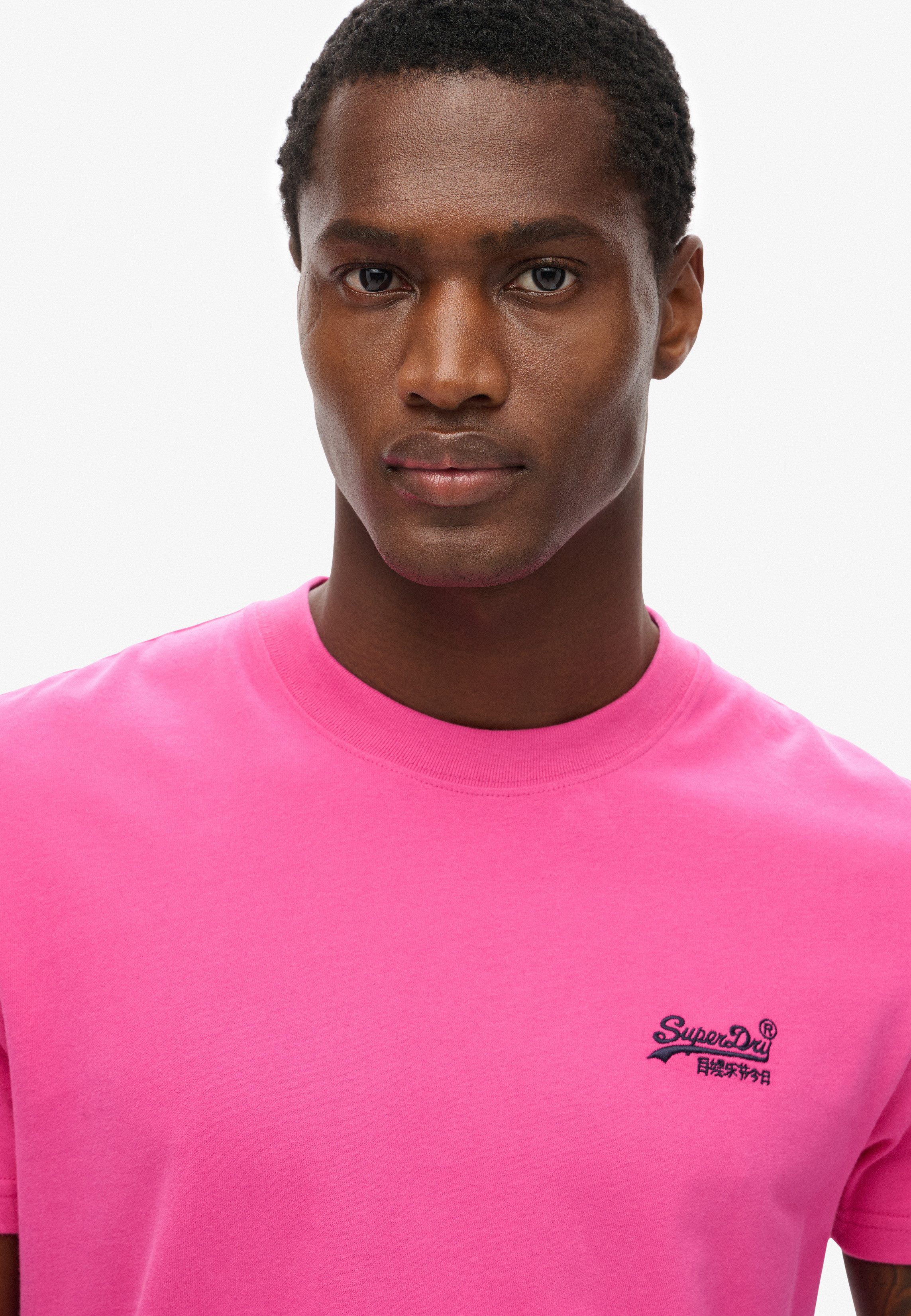 Superdry Shirt met ronde hals ESSENTIAL LOGO EMB TEE