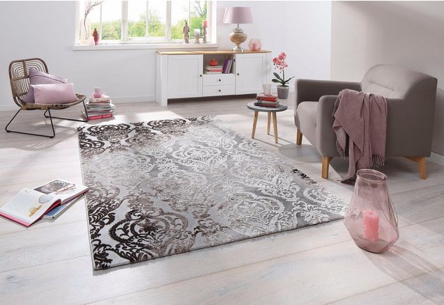 Vloerkleed, merinos, »Bahar«, vintage, geweven Vloerkleed, merinos, »Bahar«, vintage, geweven