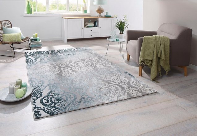 Vloerkleed, merinos, »Bahar«, vintage, geweven Vloerkleed, merinos, »Bahar«, vintage, geweven