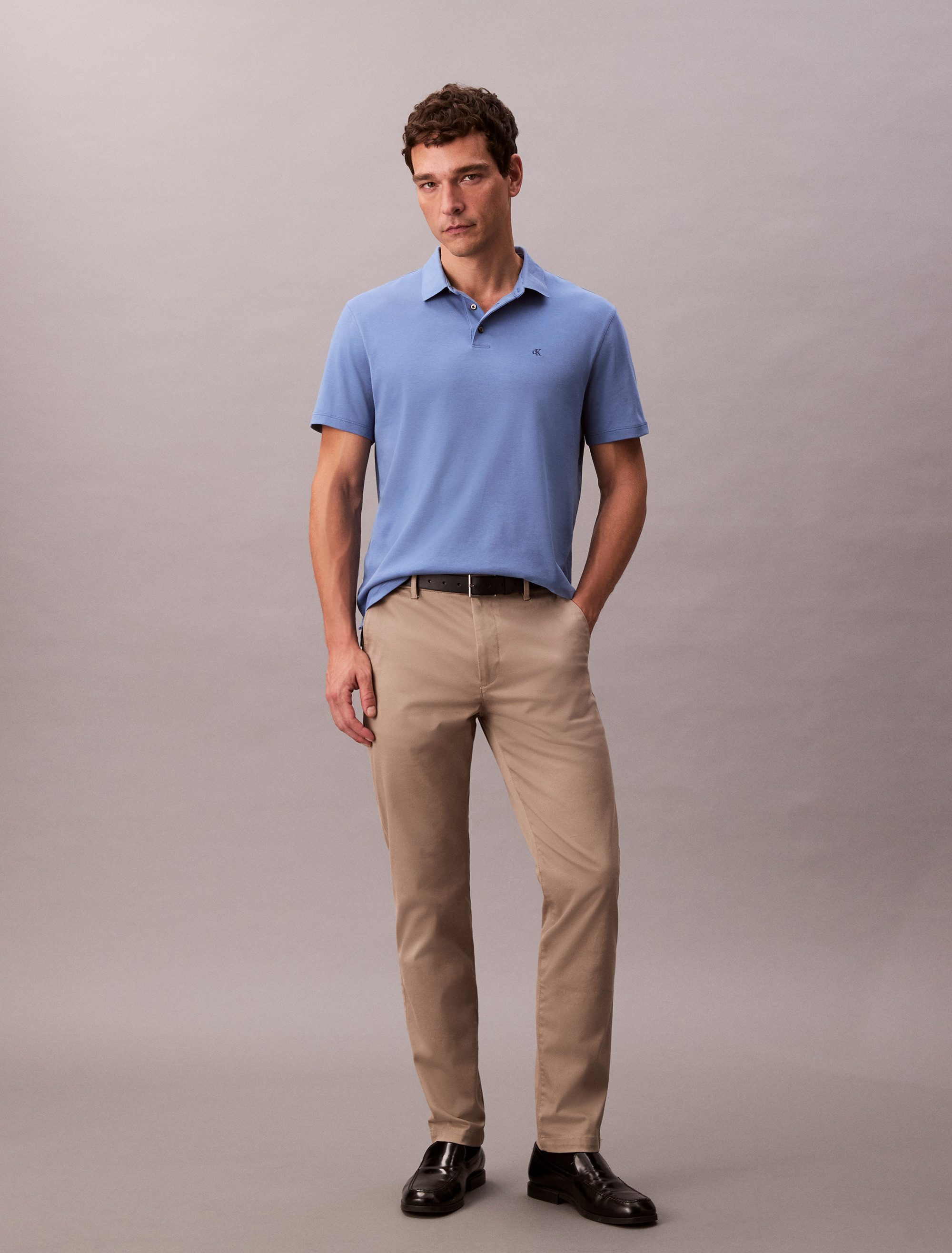 Calvin Klein Poloshirt SS SUPIMA CHEST EMB POLO
