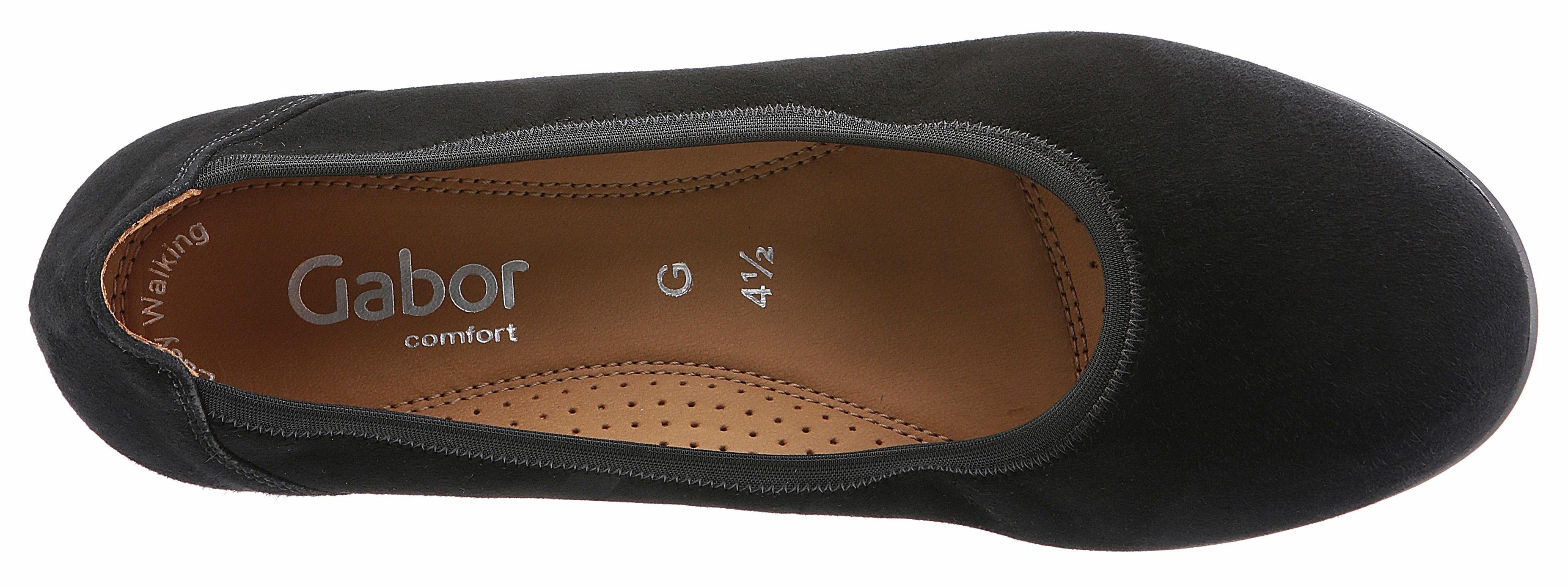 Gabor Pumps Kreta sleehak, lage schoen, instapschoen, in comfortable width g (= wide)