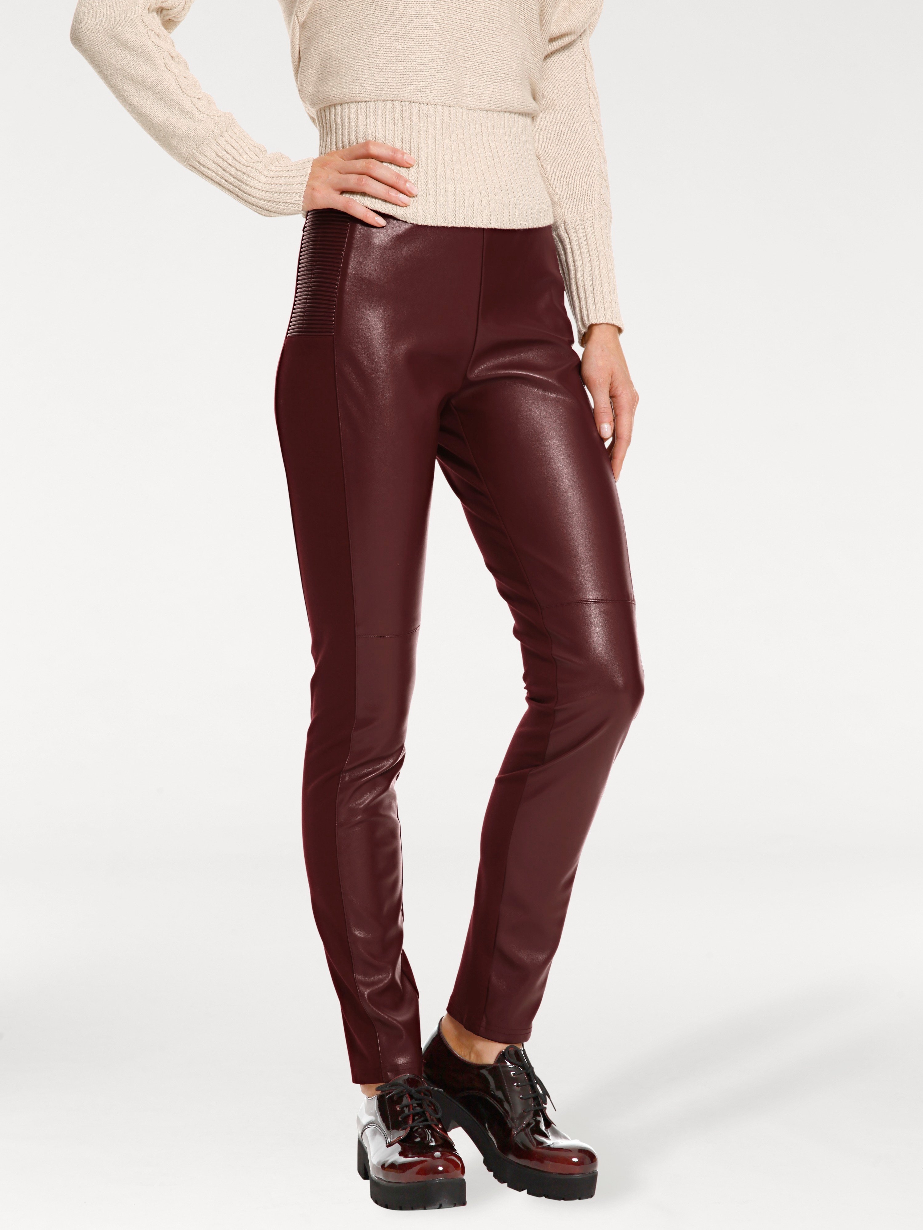 imitatie lerenbroek imitatie lerenbroek