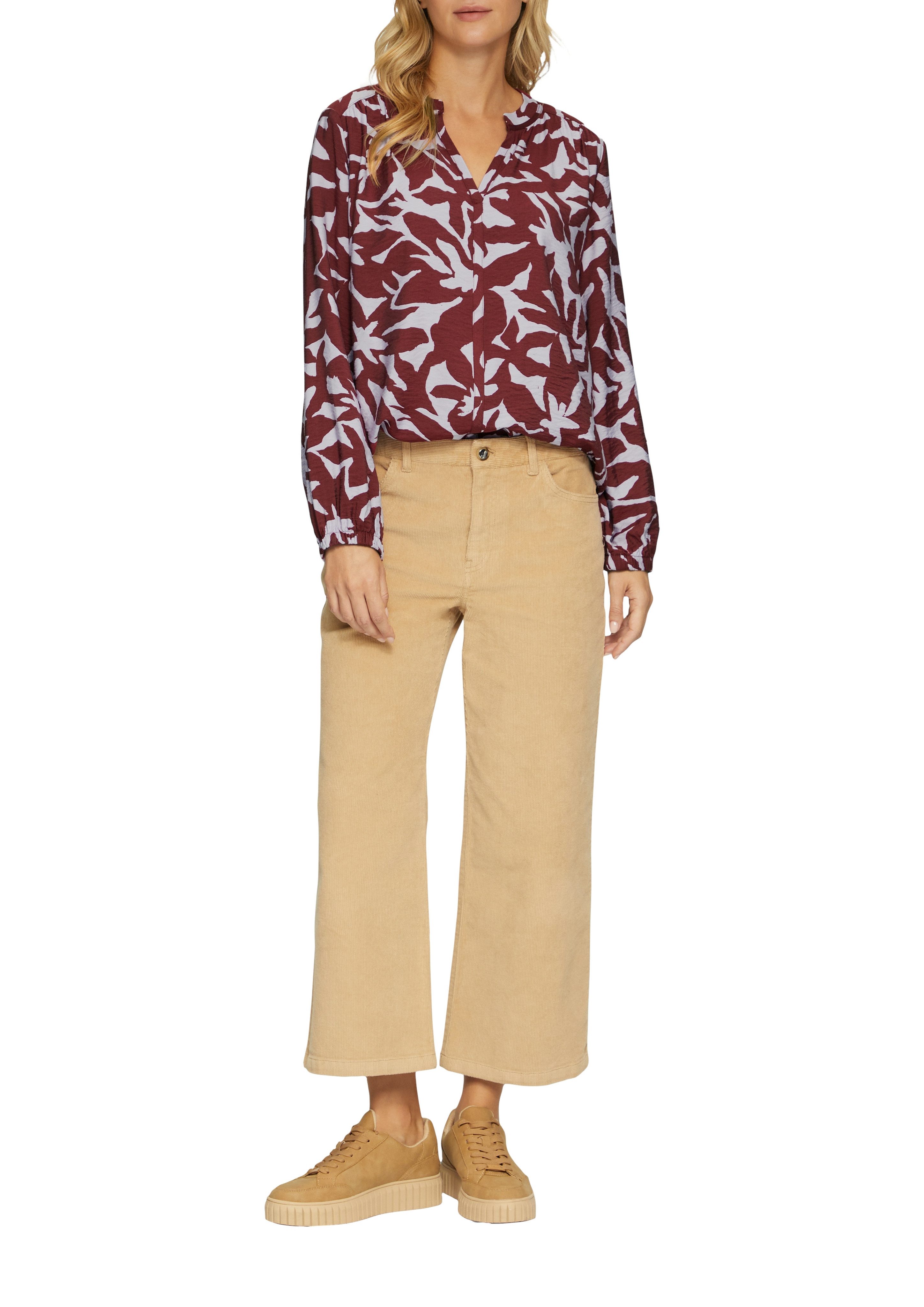 s.Oliver Blouse met lange mouwen met print all-over