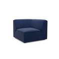 couch ? bank-hoekelement vette bekleding modulair element, vele modules voor individuele samenstelling van couch favorieten blauw