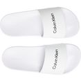 calvin klein slippers fortina 5r met een logo-opschrift wit