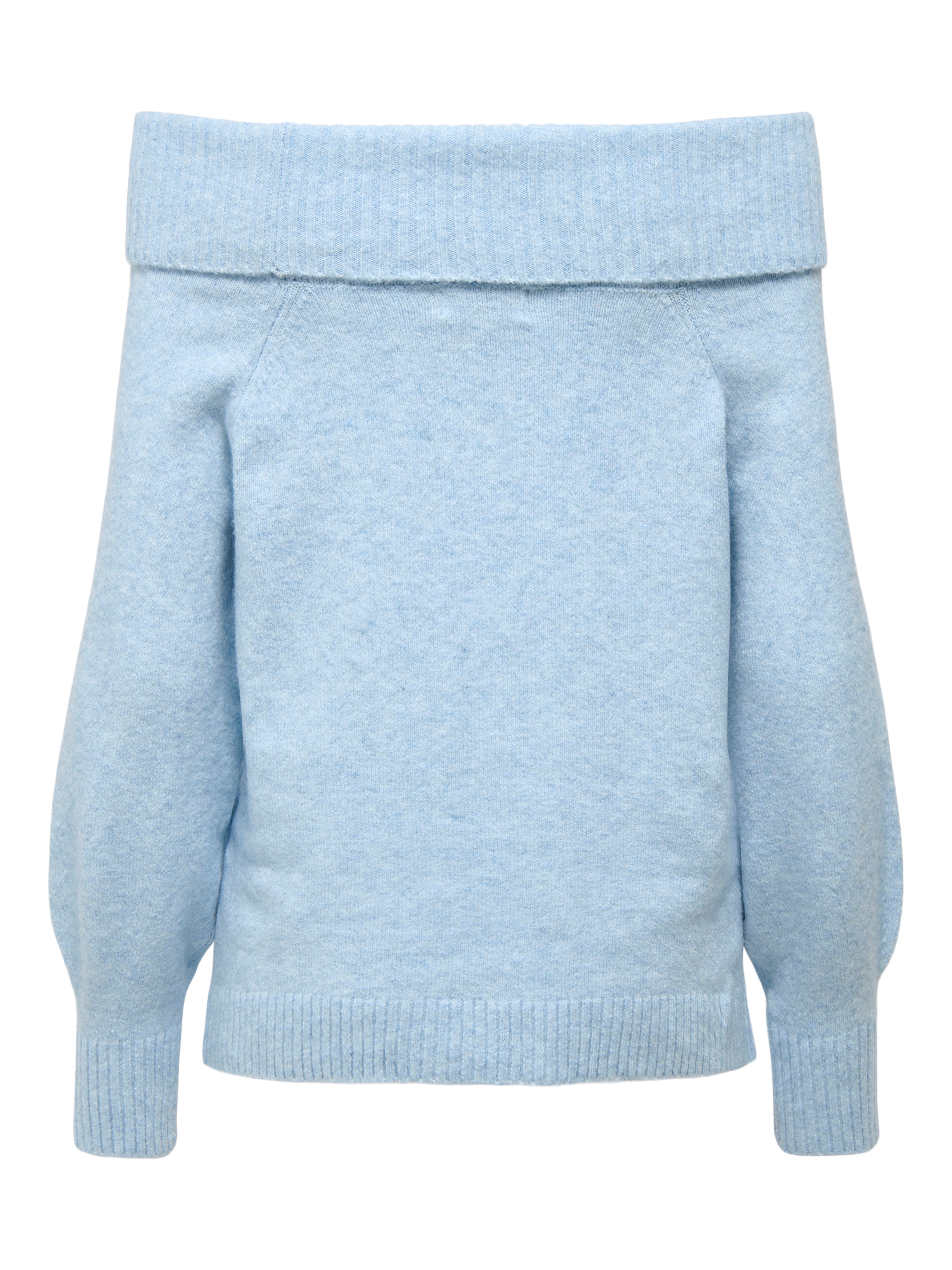 Only Trui met carmenhals ONLJEANETT LIFE L/S OFF SHOULDER CC KNT