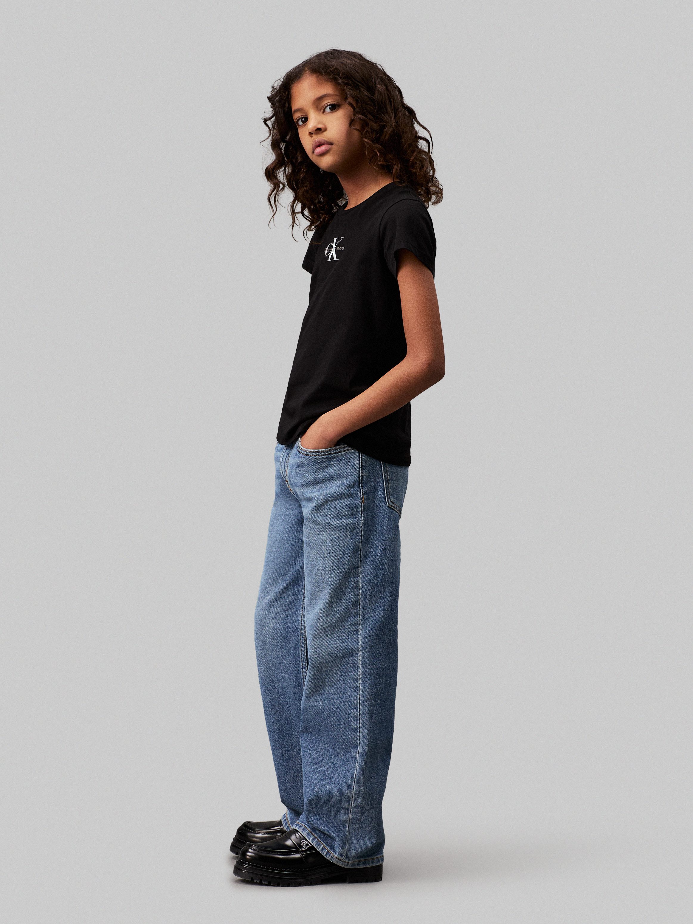 Calvin Klein T-shirt MICRO MONOGRAM TOP voor kinderen tot 16 jaar