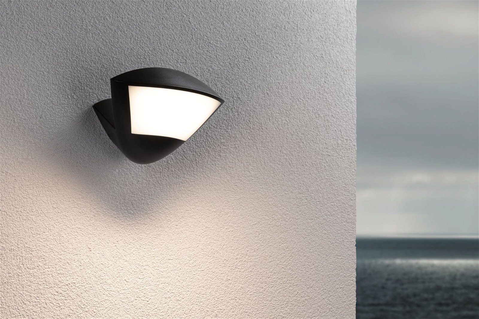 Paulmann Led-wandlamp voor buiten Skyla IP44 226x164mm 10W 840lm 230V Antraciet Aluminium (1 stuk)