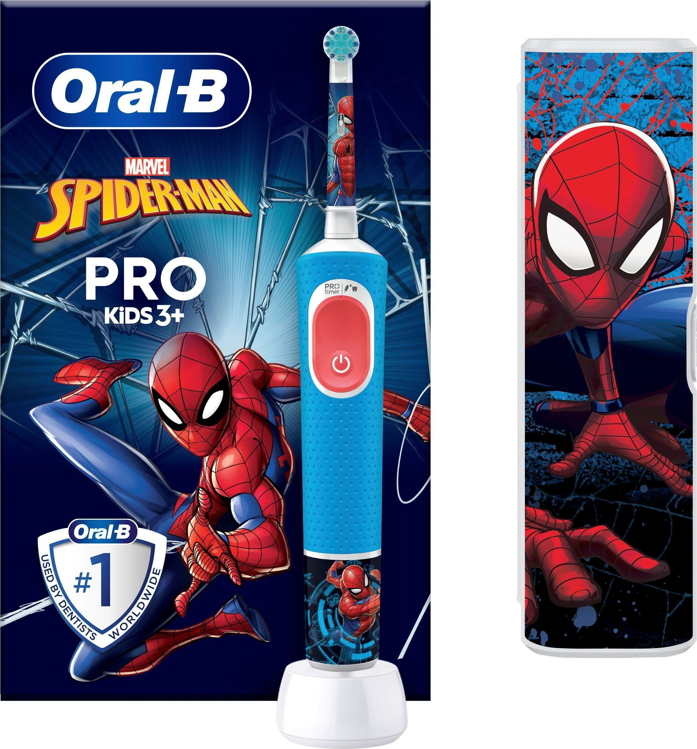 Oral B Elektrische tandenborstel Pro Kids Spiderman voor kinderen vanaf 3 jaar