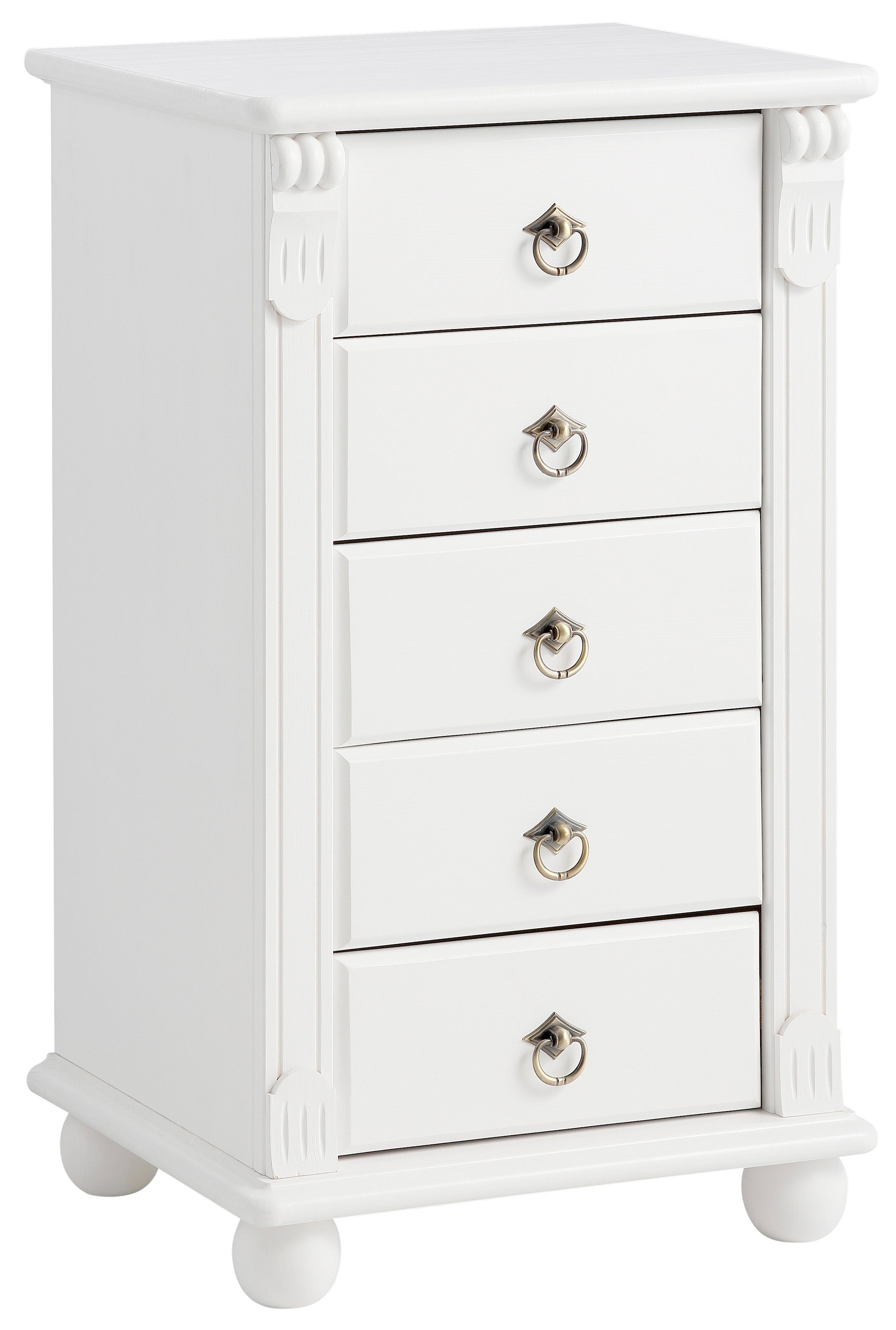 Home affaire Ladekast TESSIN Make-up commode met spiegel, van massief dennenhout, FSC-gecertificeerd commodes & ladekasten wit