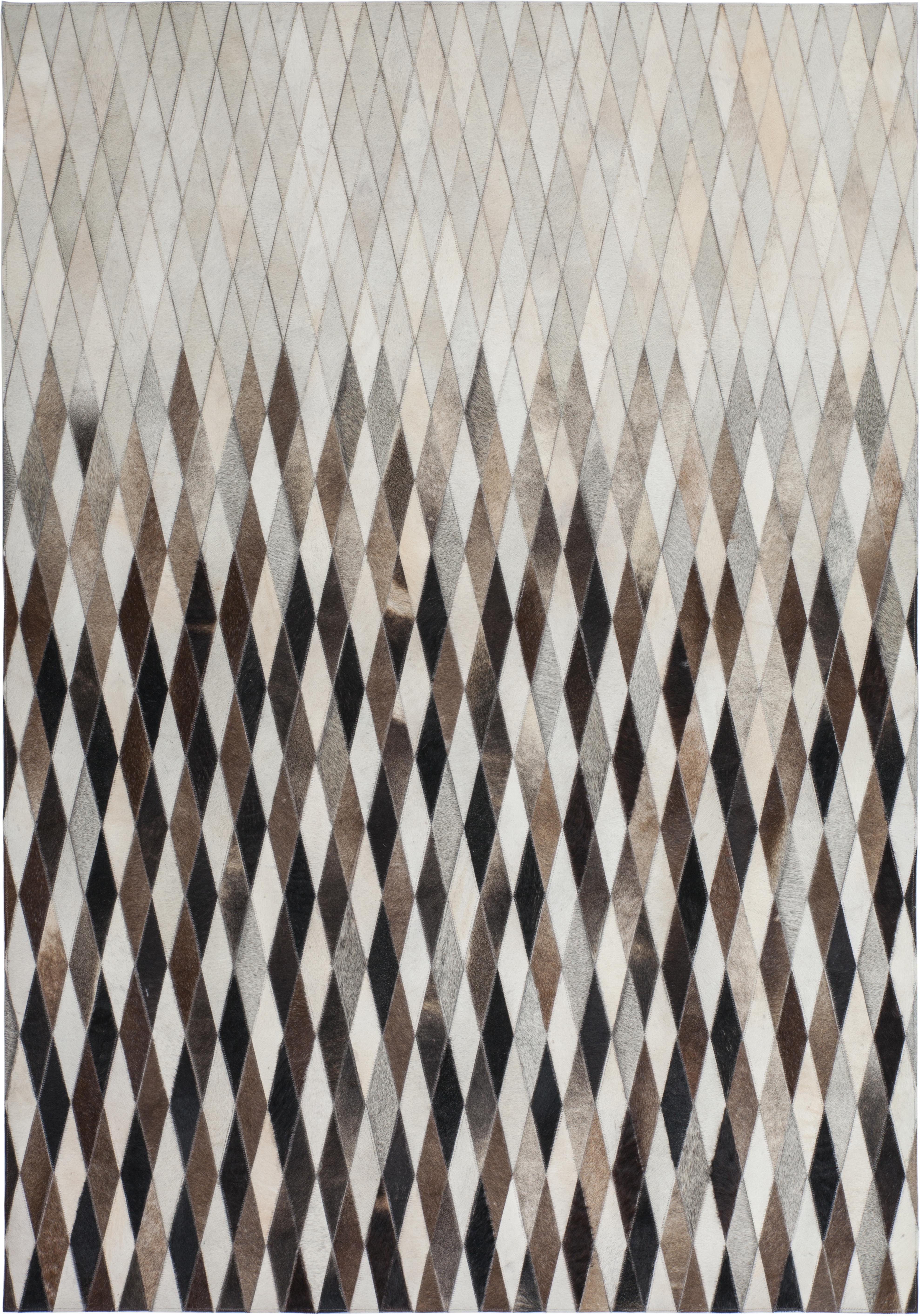 Kayoom Vachtvloerkleed Lavish 510 Patchwork echt leer bont, woonkamer
