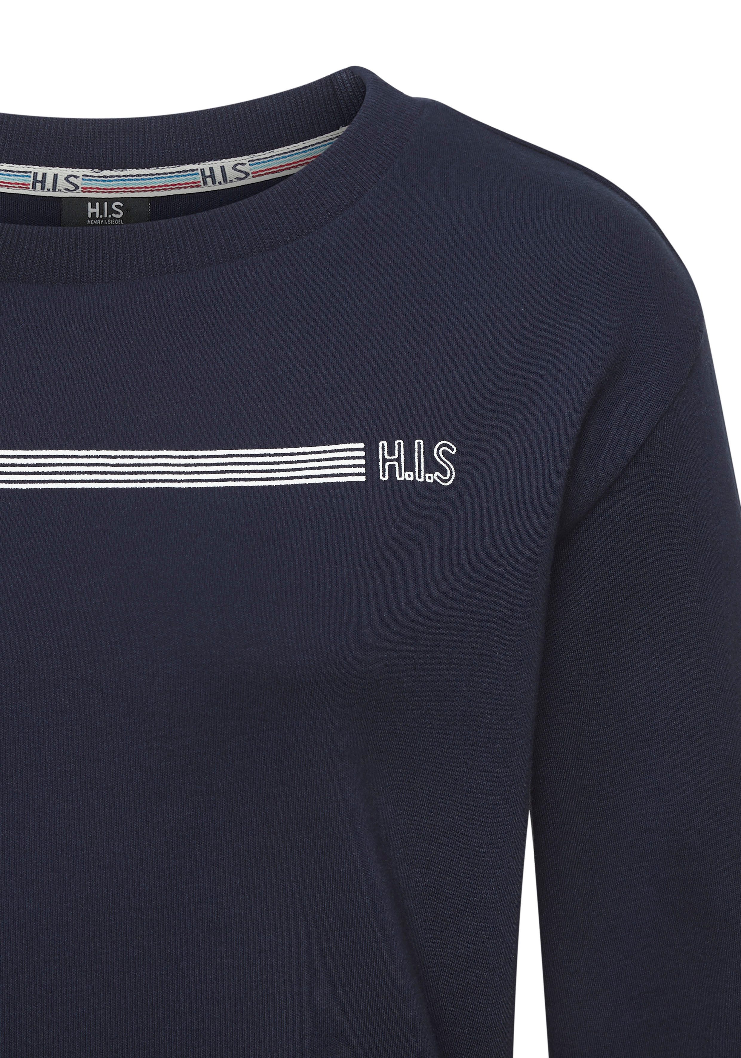 H.I.S Sweatshirt met logoprint, loungewear