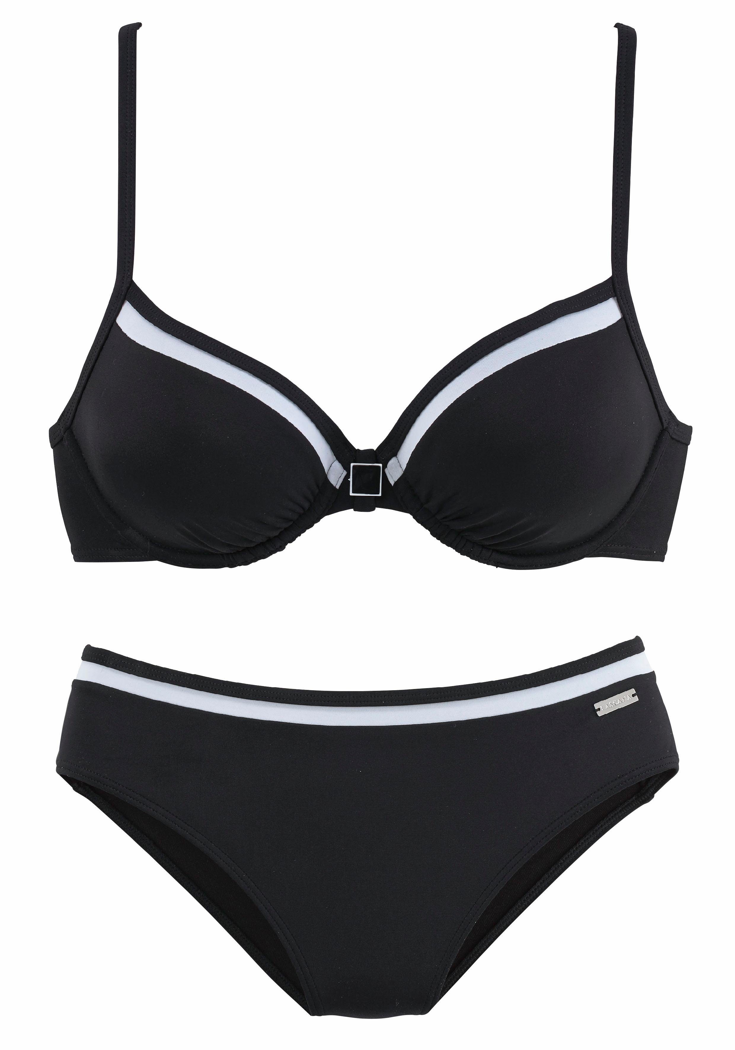Lascana Beugelbikini met contrastdetails