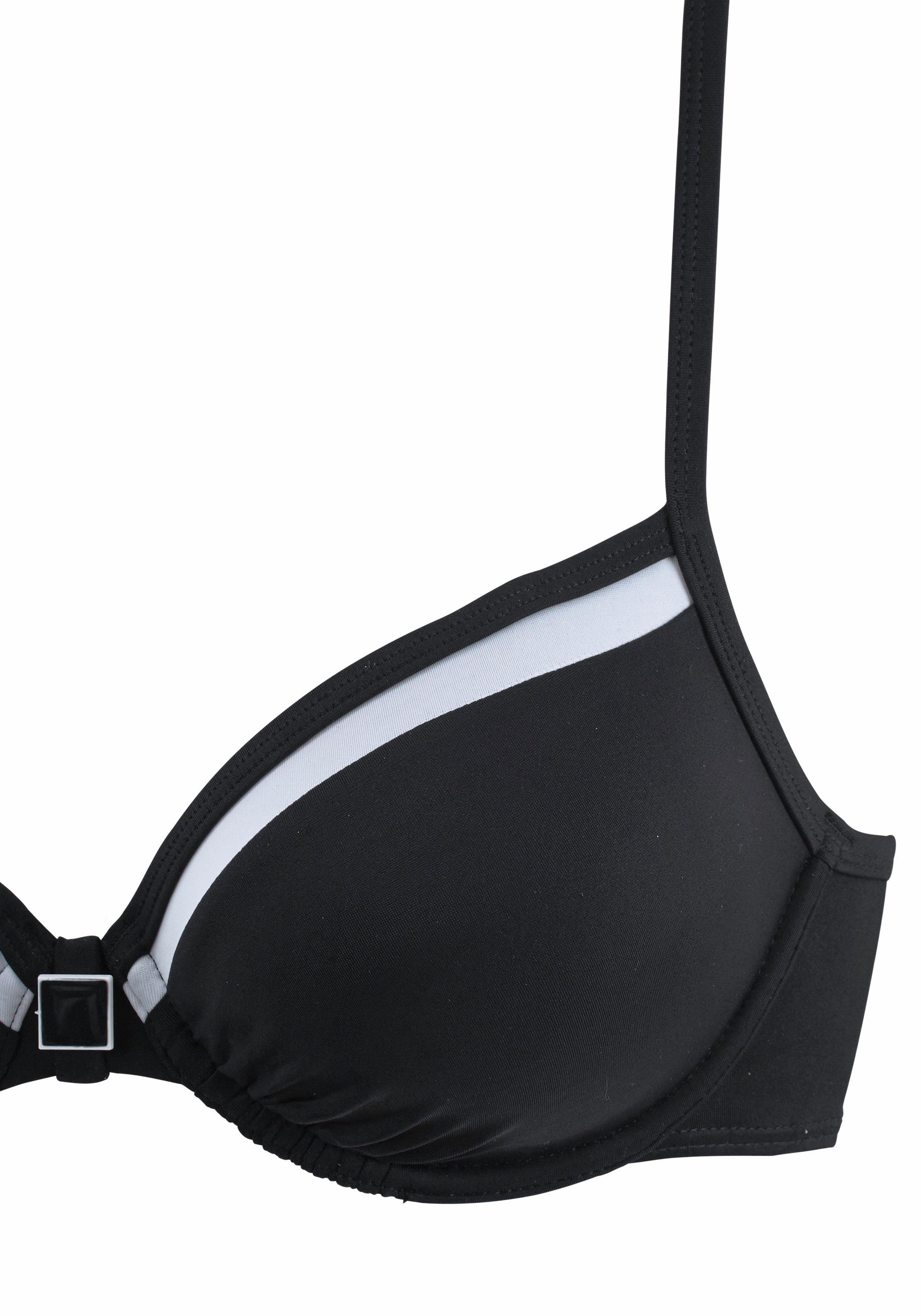 Lascana Beugelbikini met contrastdetails