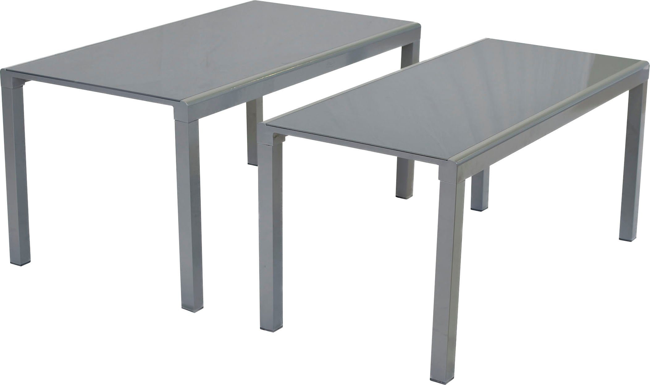 MERXX Tuintafel Flex uitschuifbare tafel uitbreidbaar, bxd: ca. 89/75 x 160/320 cm, kan ook afzonderlijk worden gebruikt