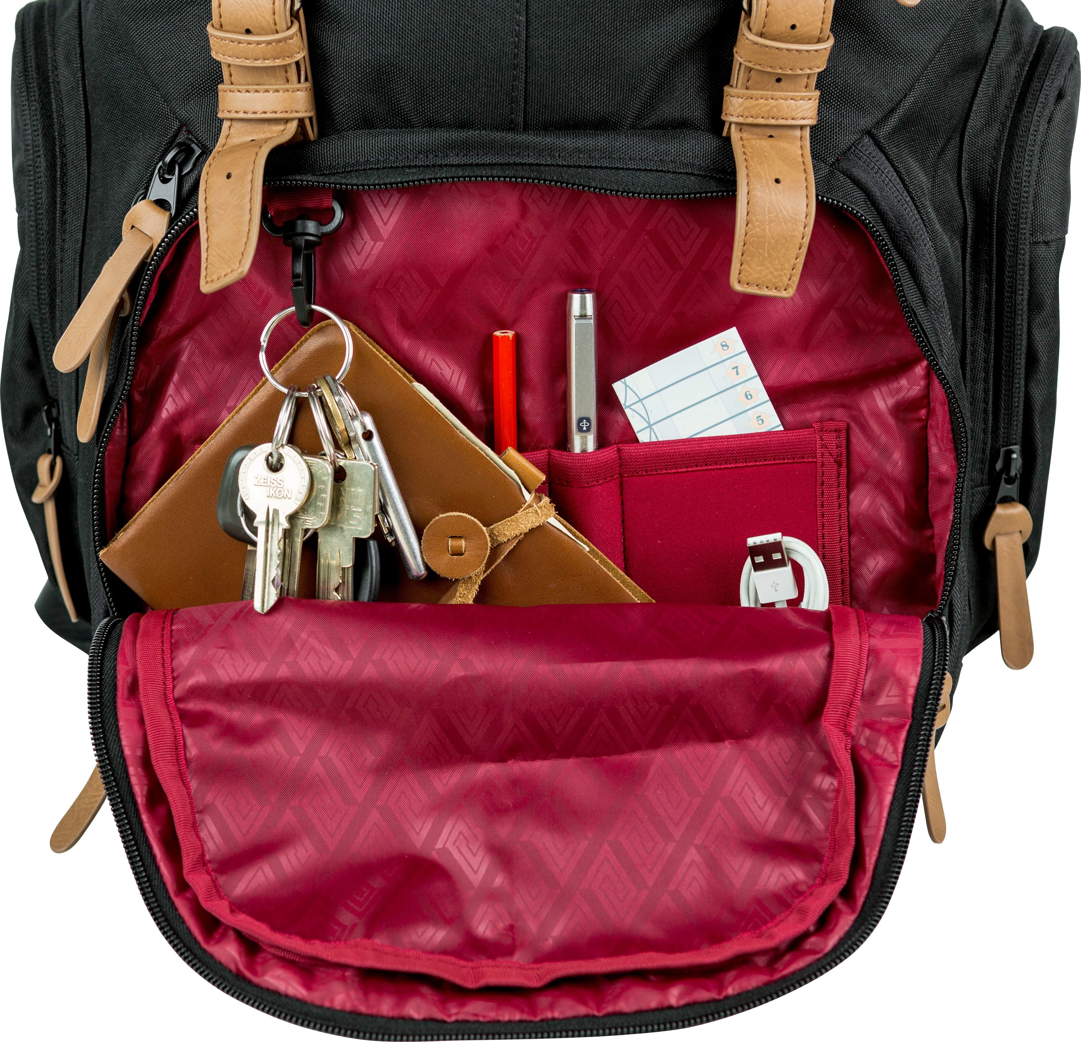 NITRO Laptoprugzak Weekendtas Reiserugzak met laptopvak, schoolrugzak, wanderrugzak