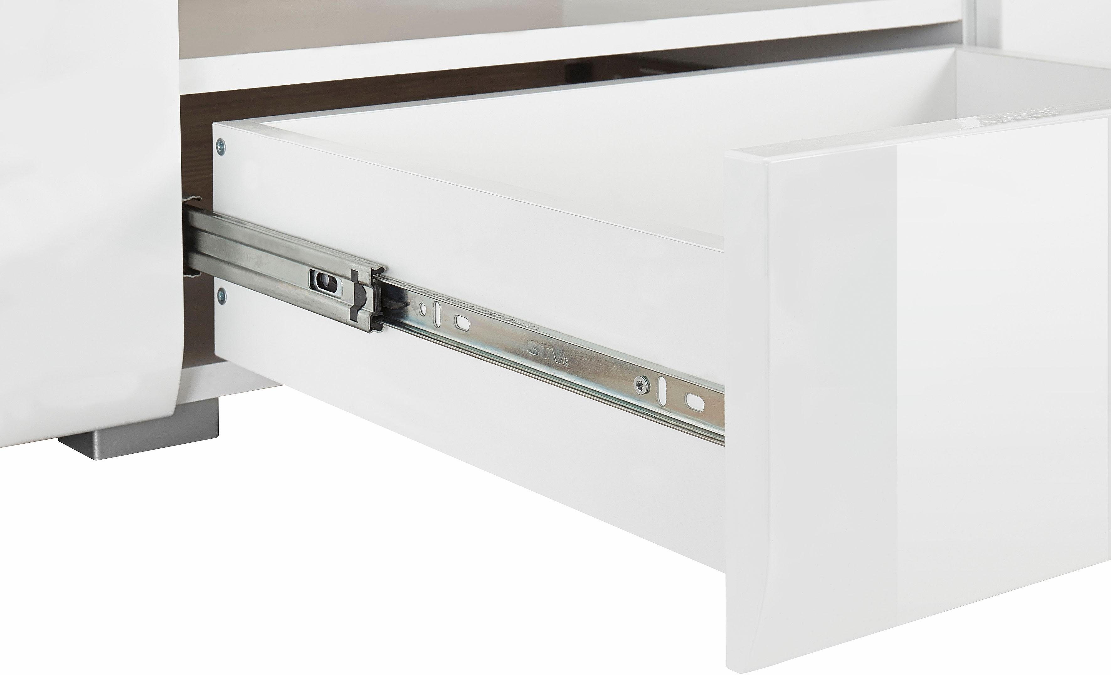 INOSIGN Tv-meubel Toledo, breedte 209 cm, modieuze TV-kast met decoratief freeswerk