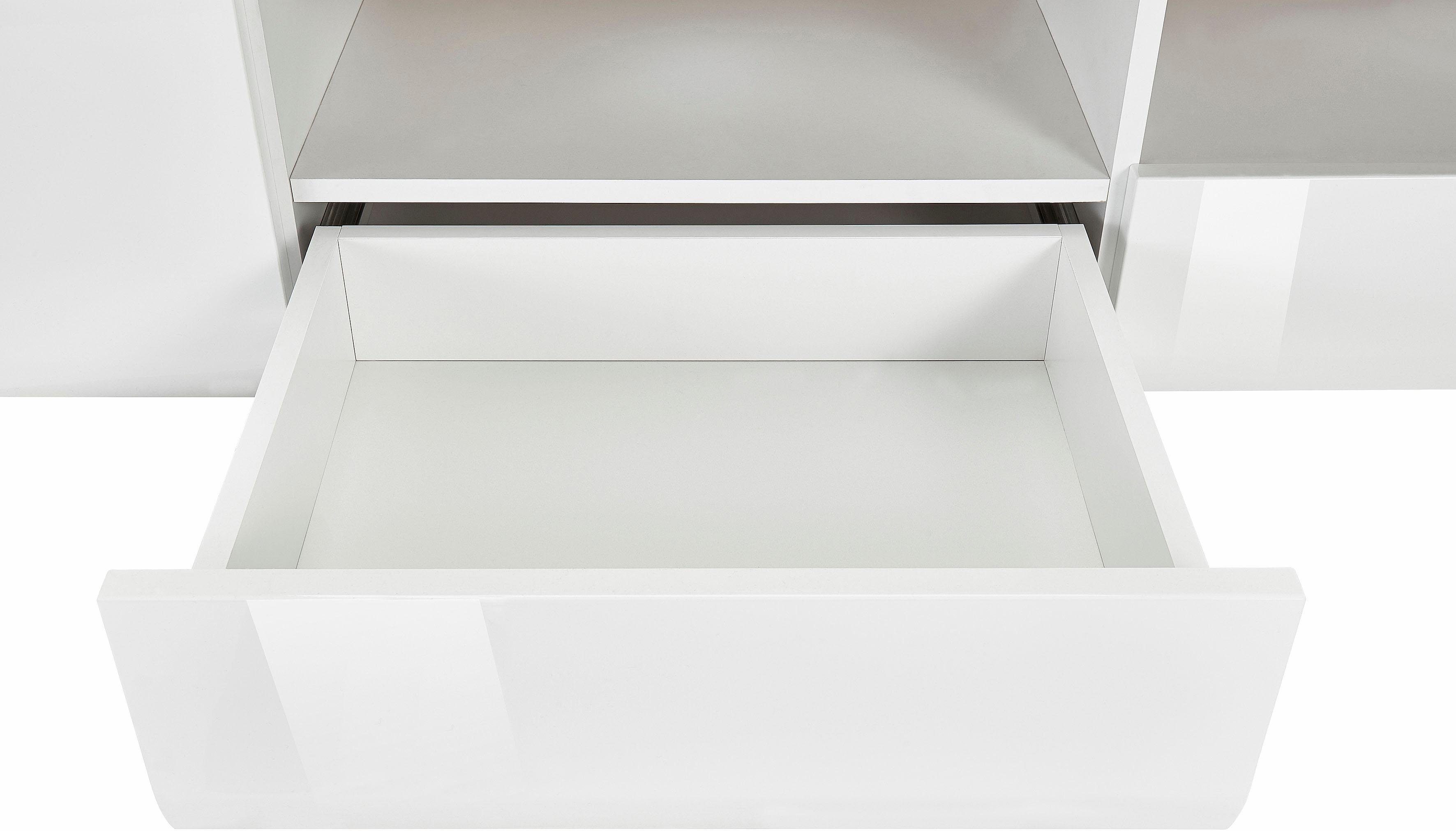 INOSIGN Tv-meubel Toledo, breedte 209 cm, modieuze TV-kast met decoratief freeswerk
