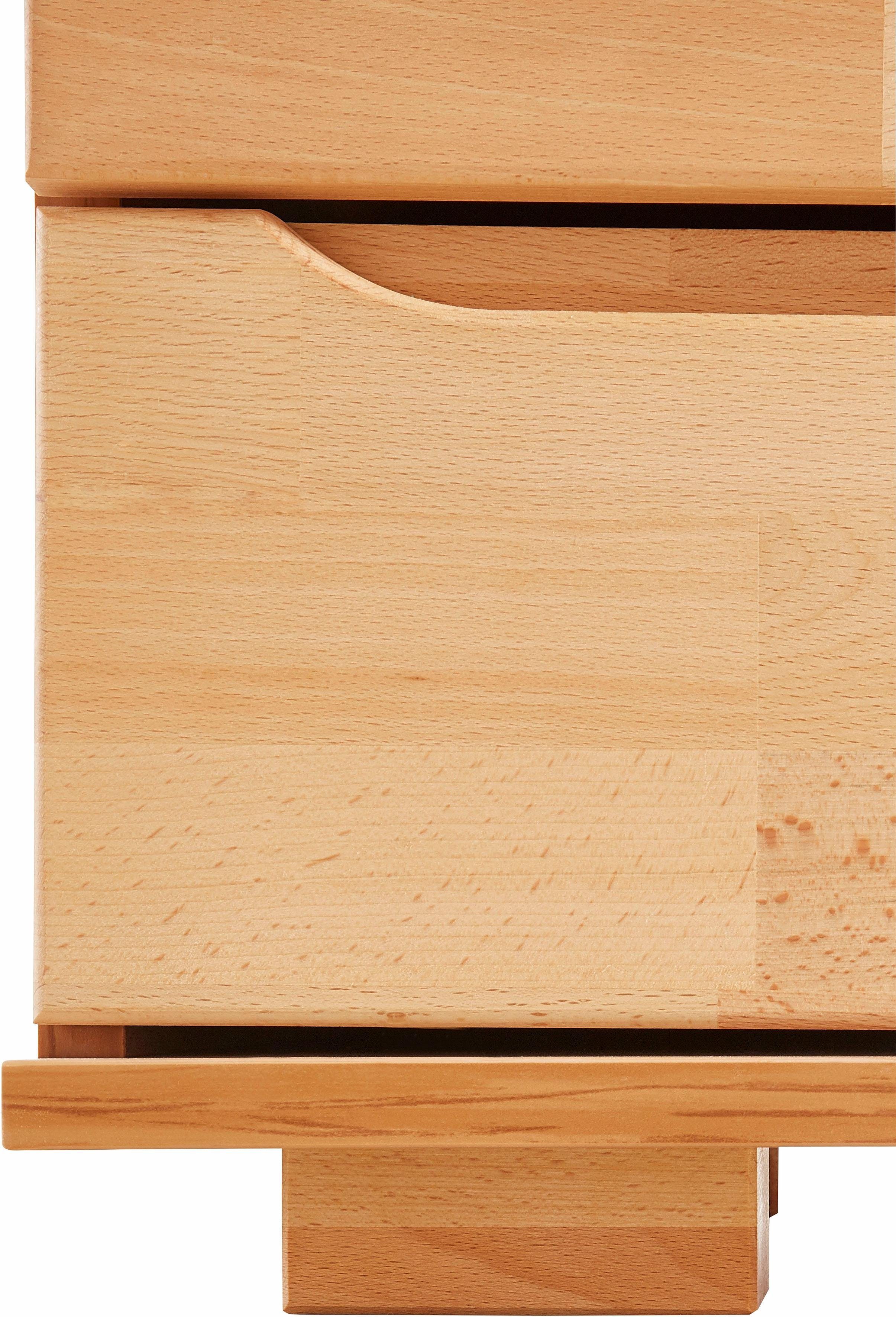 Home affaire Highboard Ribe,150cm breit,40 cm tief,Fronten Massivholz,9 Fächer Breedte 150 cm