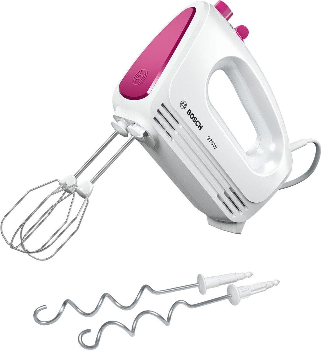 BOSCH Handmixer MFQ2210P Turboknop, ergonomische handgreep, uitwerpknoop, gemaakt in Europa